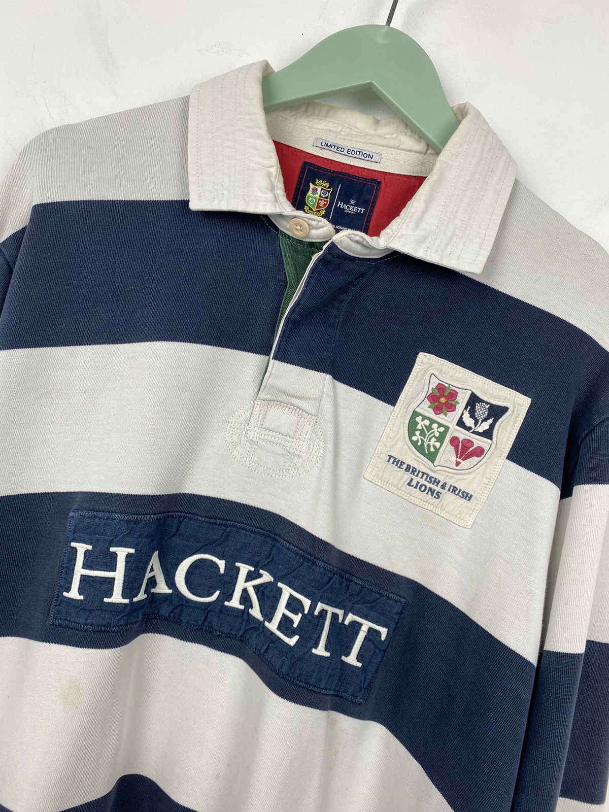 Hackett Hackett British Irish Lions Limited Rugby Shirt Jersey Y2K Size US L / EU 52-54 / 3 - 2 Thumbnail