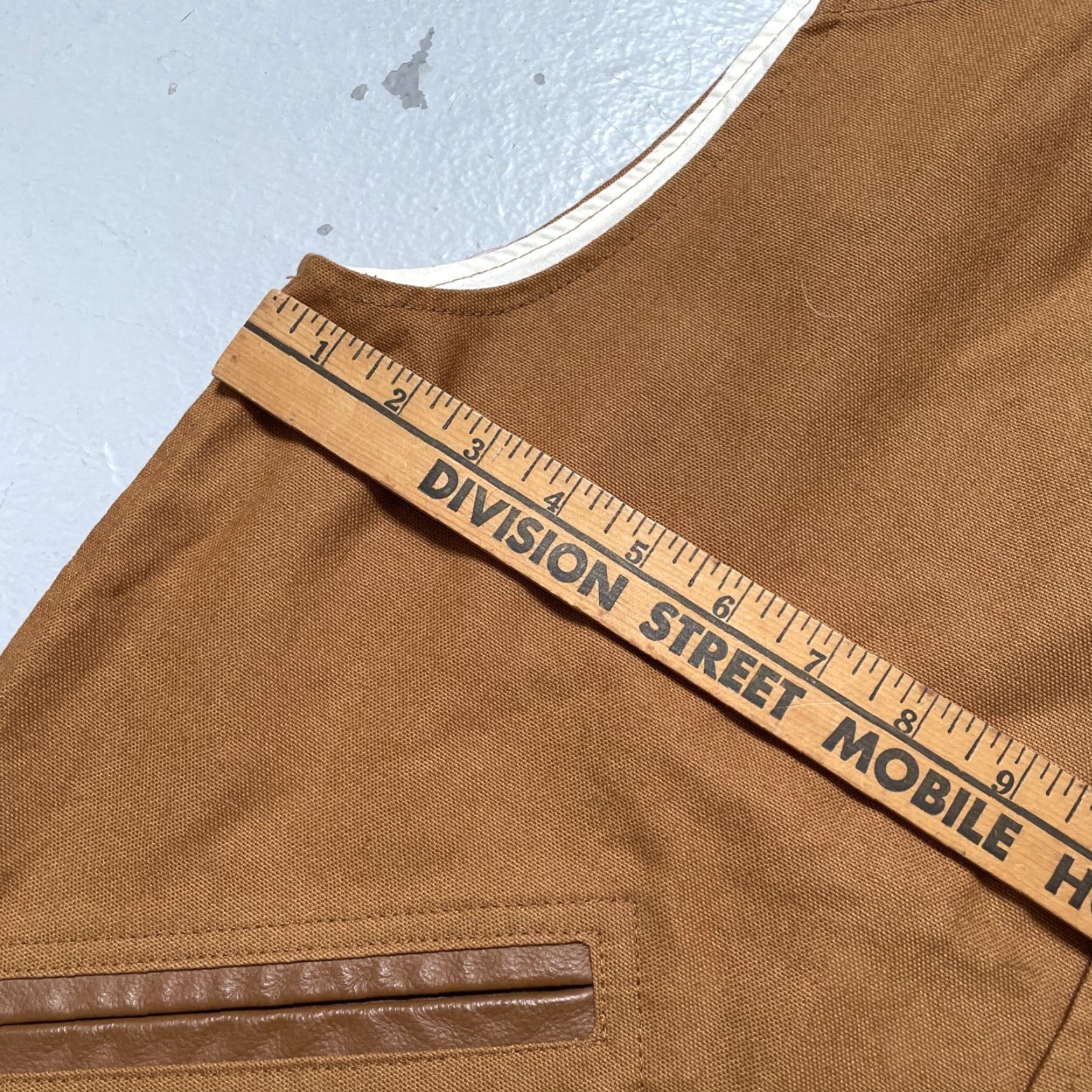 Golden Bear Golden Bear x UNIONMADE Canvas Leather Work Vest Mens L Brown USA USA Heritage Workwear 90s Size US L / EU 52-54 / 3 - 2 Thumbnail