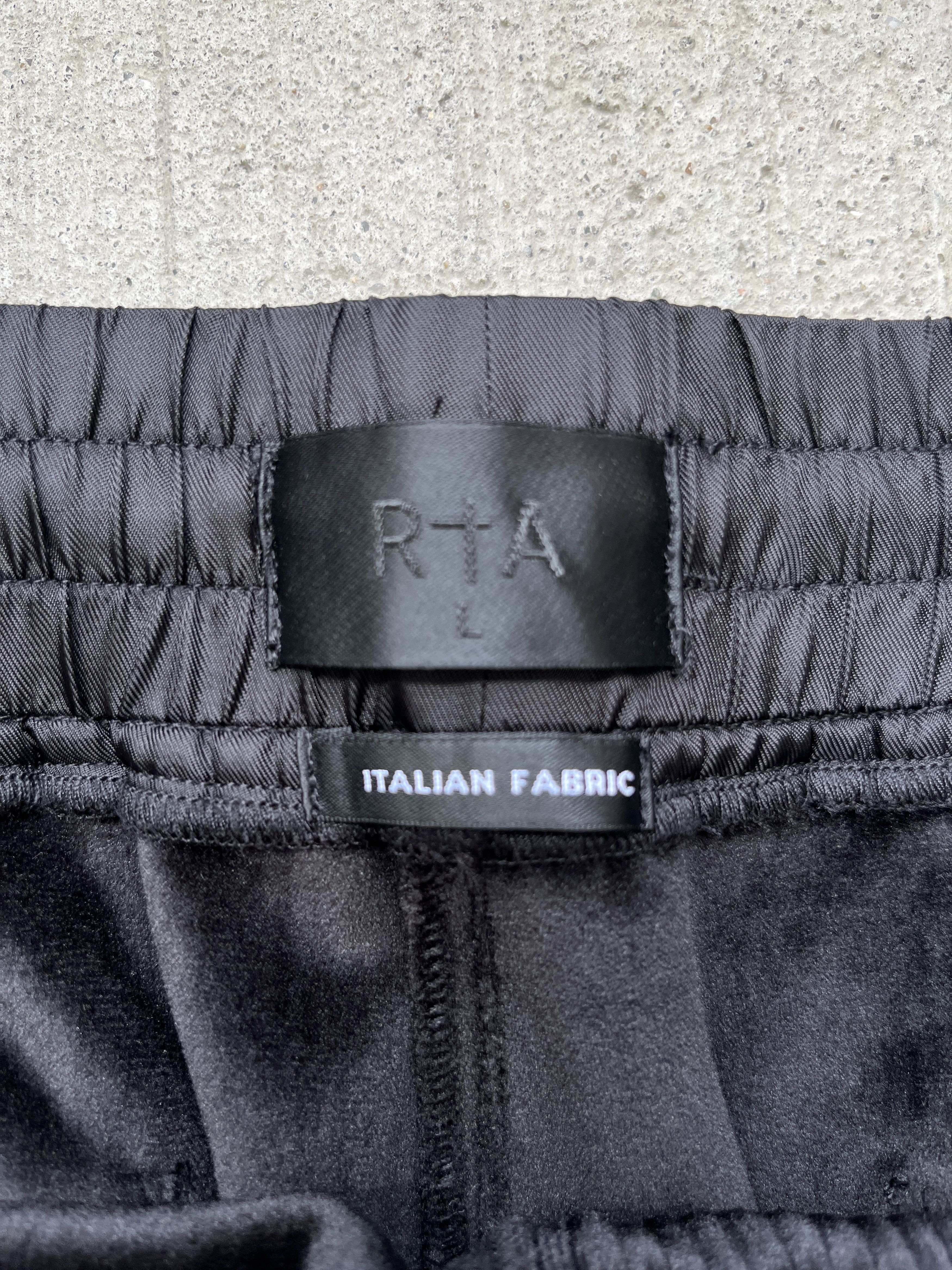 Rta RTA Velour Corduroy Pants Black Size XL Size US 34 / EU 50 - 3 Thumbnail