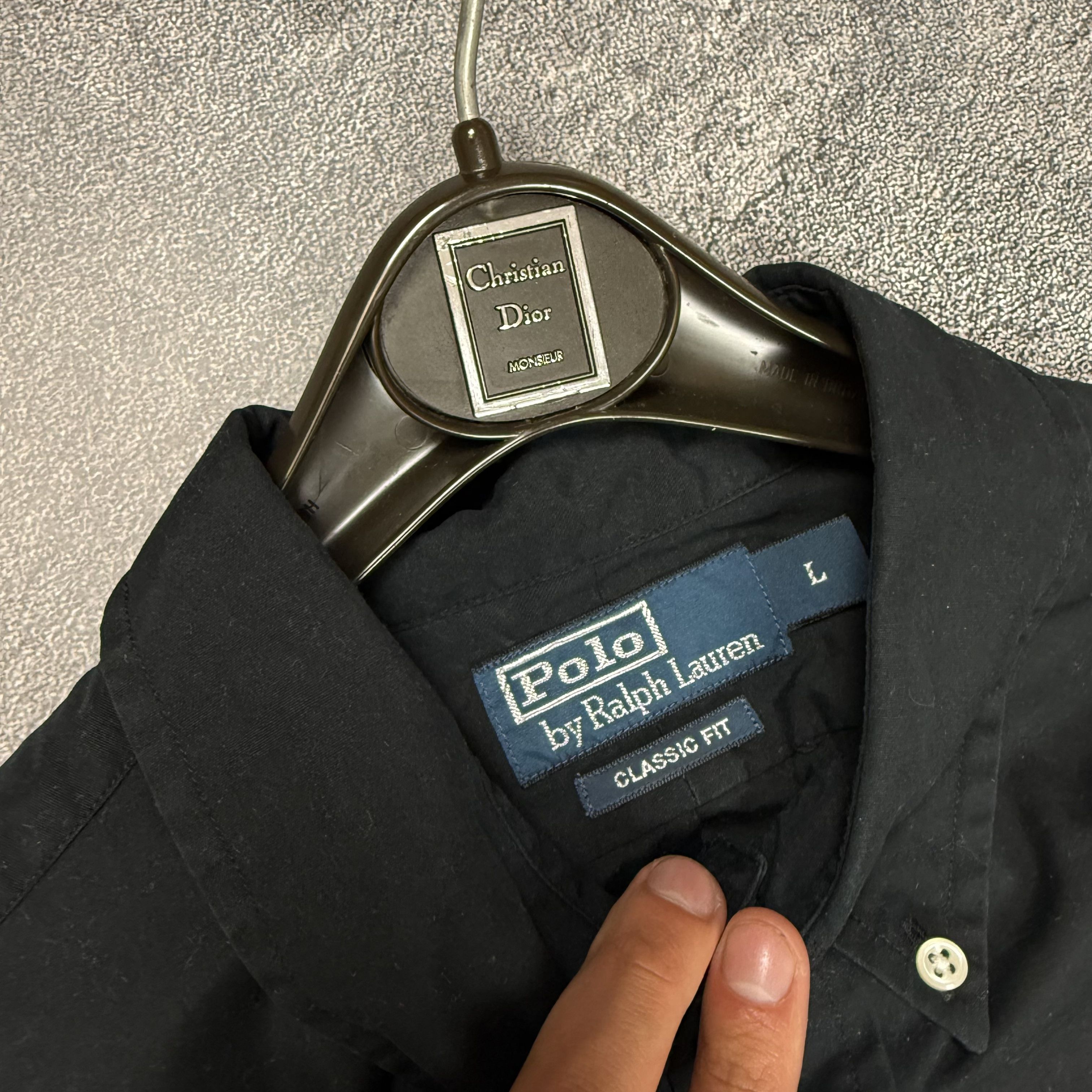 Polo Ralph Lauren Polo Ralph Lauren black shirt button up longsleeve Size US L / EU 52-54 / 3 - 3 Thumbnail