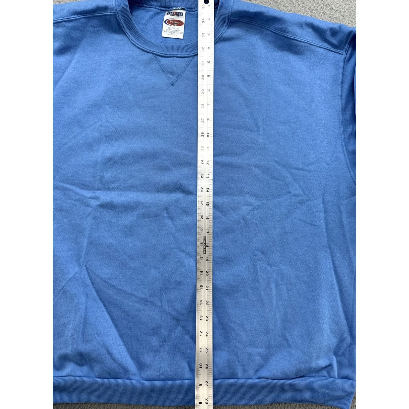 Jerzees VINTAGE Jerzees Premium Fit Sweatshirt in Men’s Size 2X Blue 90s Pullover Team Jerzees Shirt Womens Mens Boys Girls Size US XXL / EU 58 / 5 - 5 Thumbnail