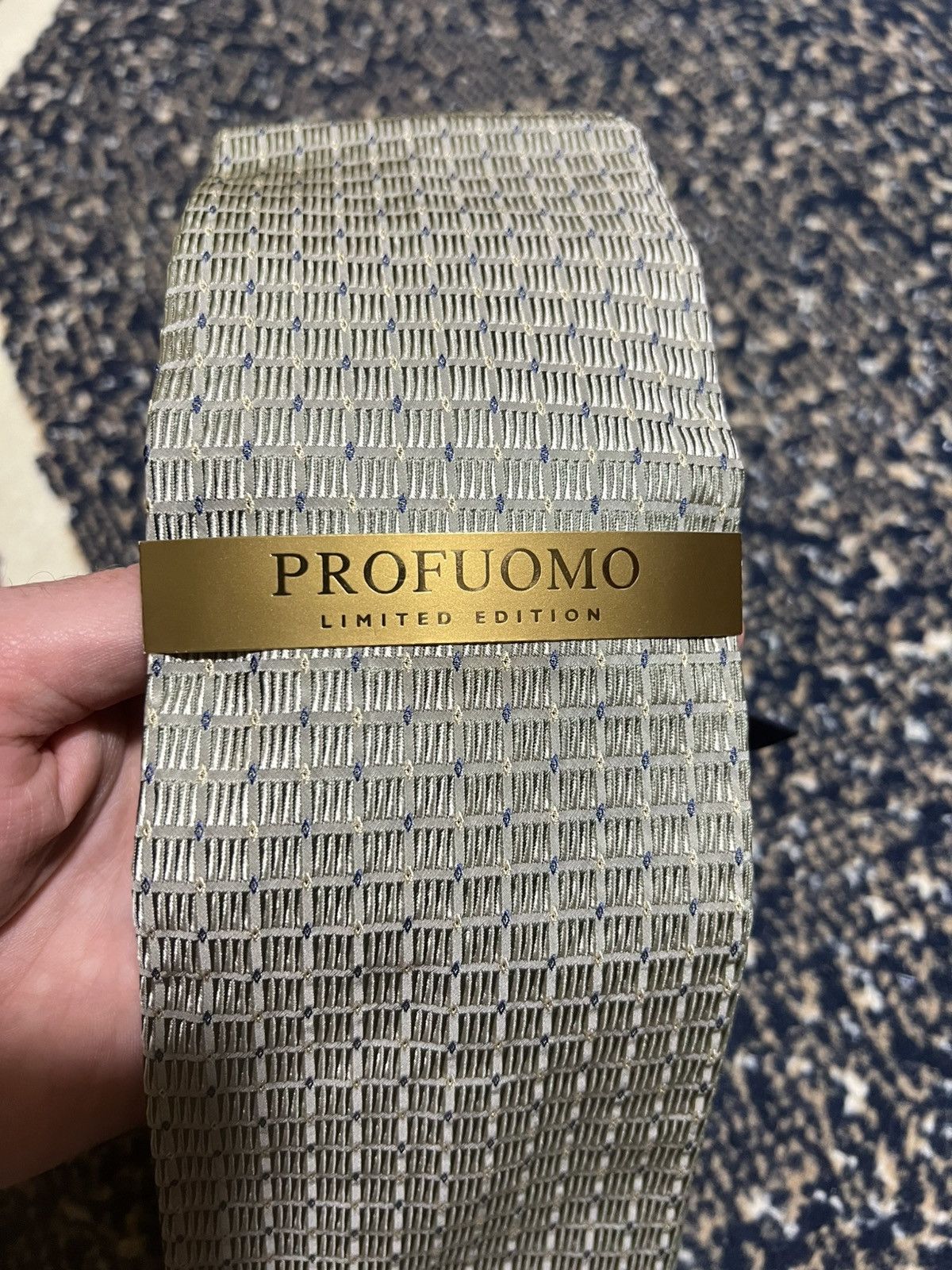 Other Profuomo limited edition tie 100% Silk Tie fashion new Size 40 - 1 Thumbnail