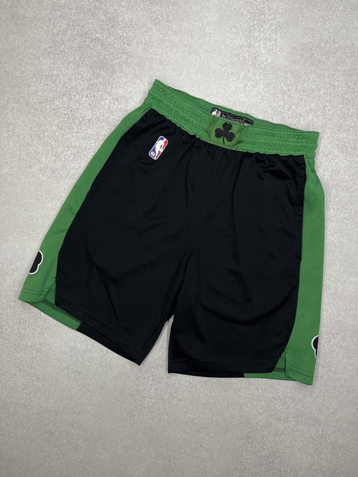 Nike NBA Boston Celtics Basketball Shorts Black/Green Y2K