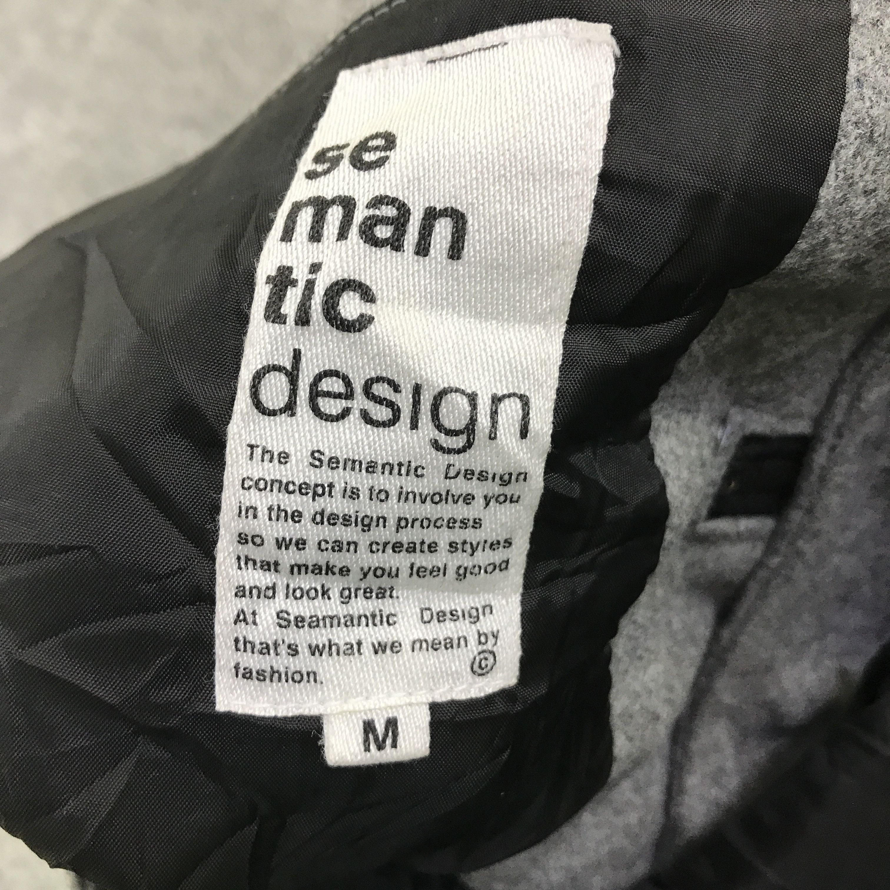 semanticdesign SEMANTIC DESIGN WOOL HOODIE JACKET K82B6 Size US M / EU 48-50 / 2 - 11 Thumbnail