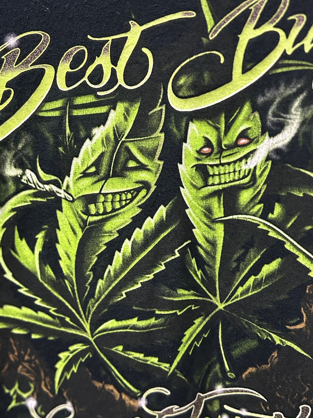 Vintage y2k Best Buds Stick Together Ganja Weed Tee Size US M / EU 48-50 / 2 - 3 Thumbnail