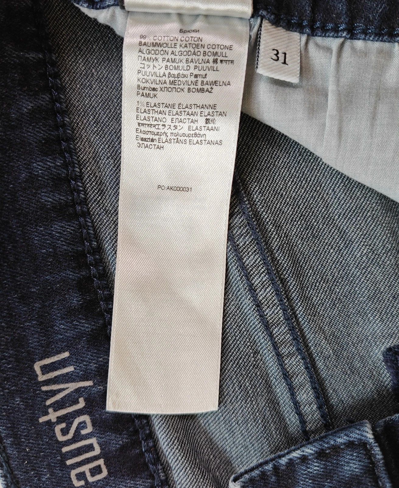 7 For All Mankind 7 For All ManKind Austyn River Water Straight Jeans T / 6067 Size US 31 - 10 Thumbnail