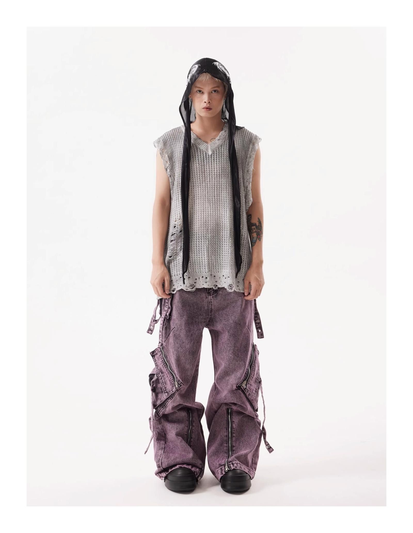 Japanese Brand Purple Oversized Vintage Denims 32 Size US 32 / EU 48 - 4 Thumbnail