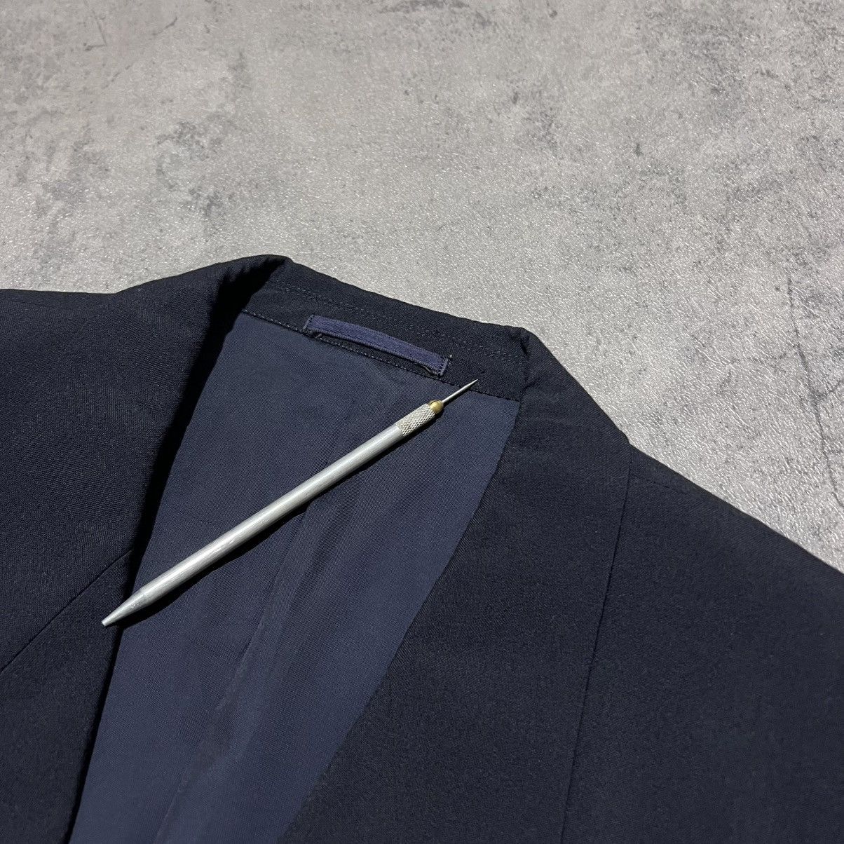 Comme des Garcons Homme 1989 Comme des Garçons Homme Double Breasted Wool Blazer Size 42L - 12 Thumbnail