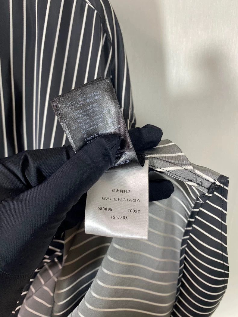 Balenciaga Balenciaga size 34 Black and white striped shirt Size US XS / EU 42 / 0 - 7 Thumbnail
