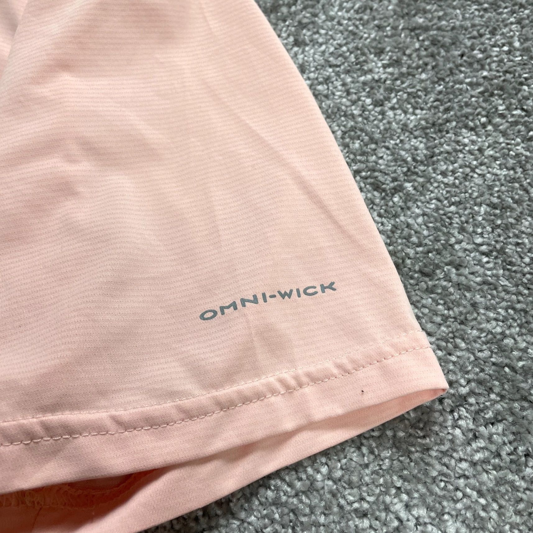 Vintage Columbia Omni Wick Polo Shirt Mens Large Pink Short Sleeve Golf Tennis Shirt Size US L / EU 52-54 / 3 - 5 Thumbnail