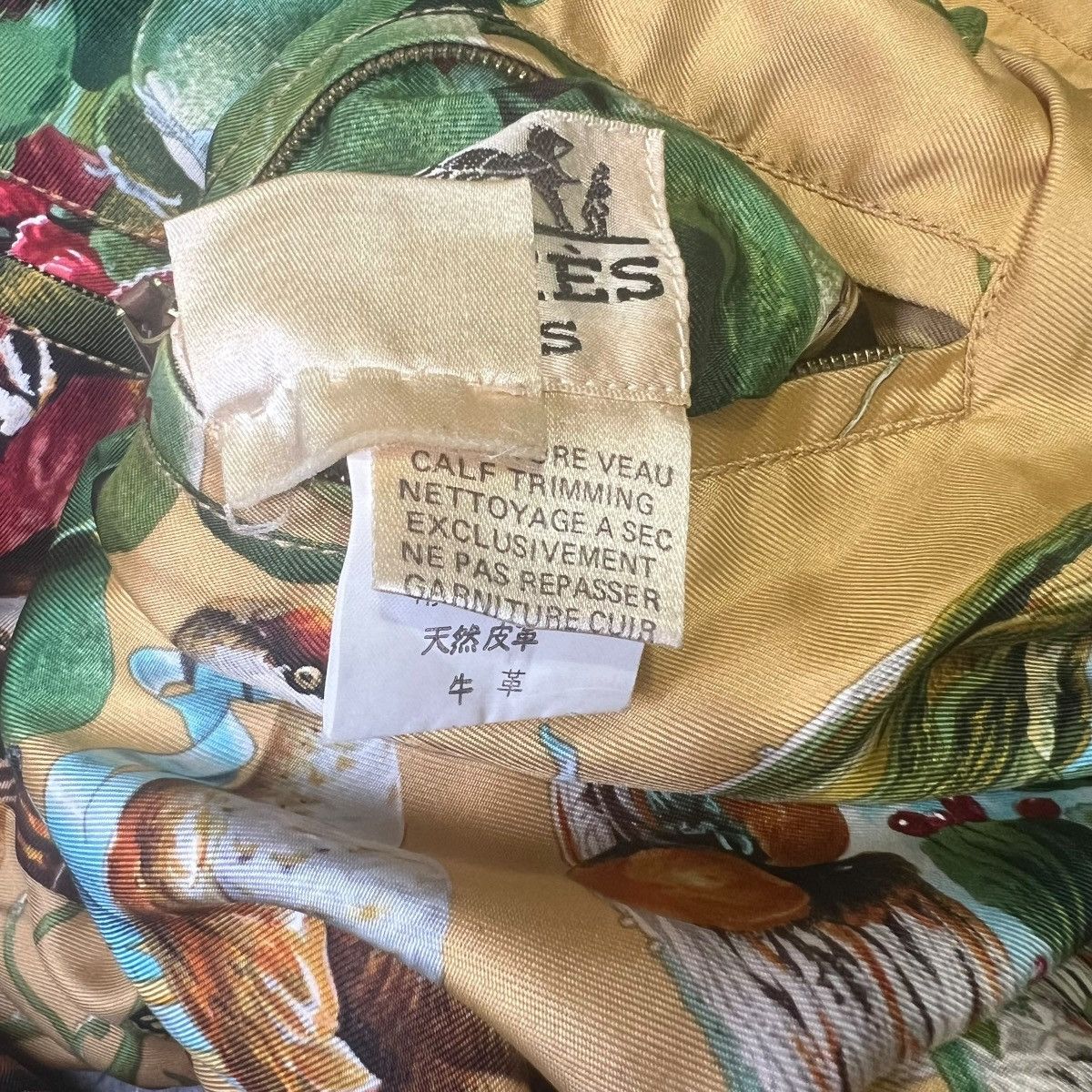 Hermes Hermès 1992 Silk Reversible Jacket - Art by Kermit Oliver Size US M / EU 48-50 / 2 - 16 Thumbnail