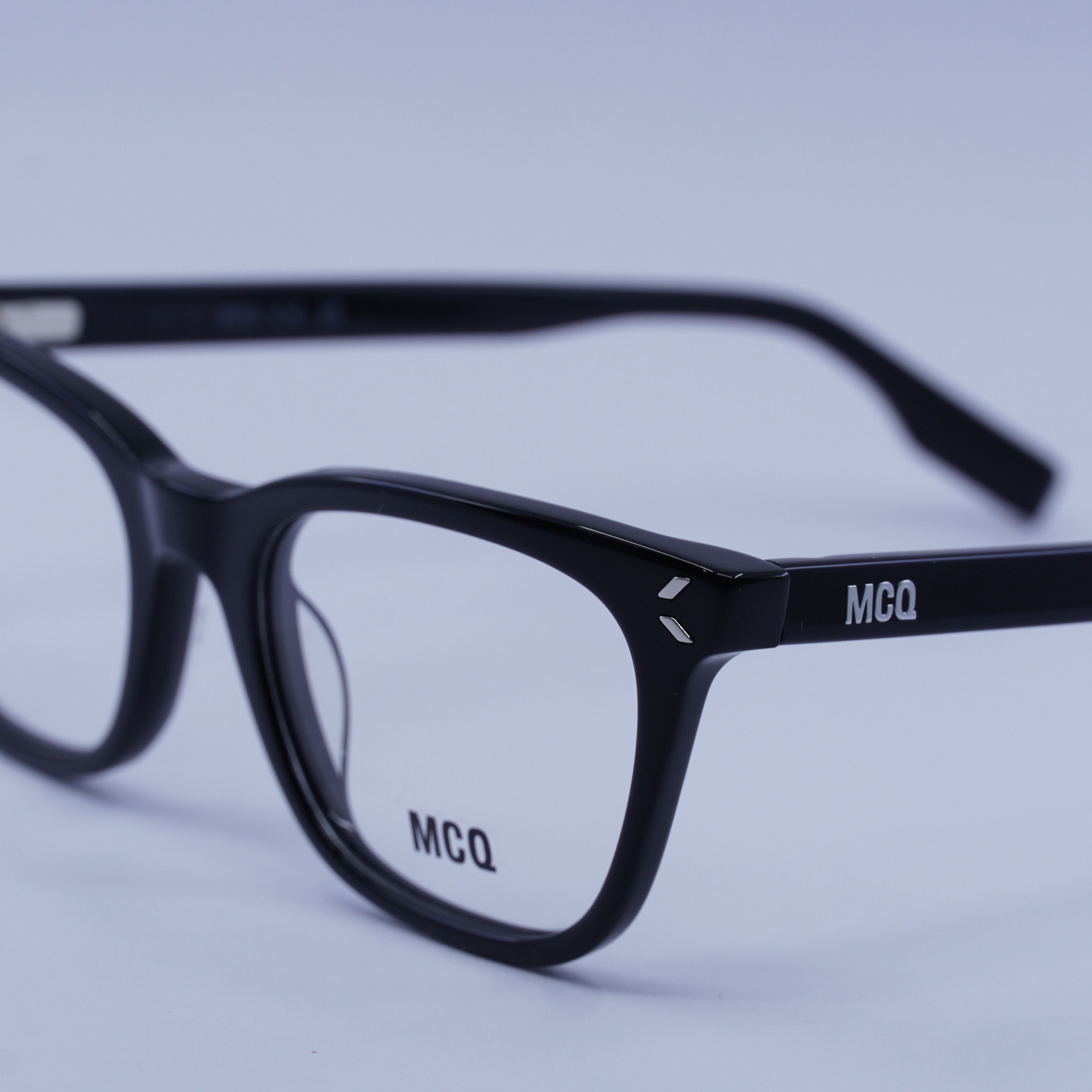 MCQ McQ by Alexander McQueen MQ0379O 001 Eyeglasses Black 50mm Size ONE SIZE - 2 Thumbnail