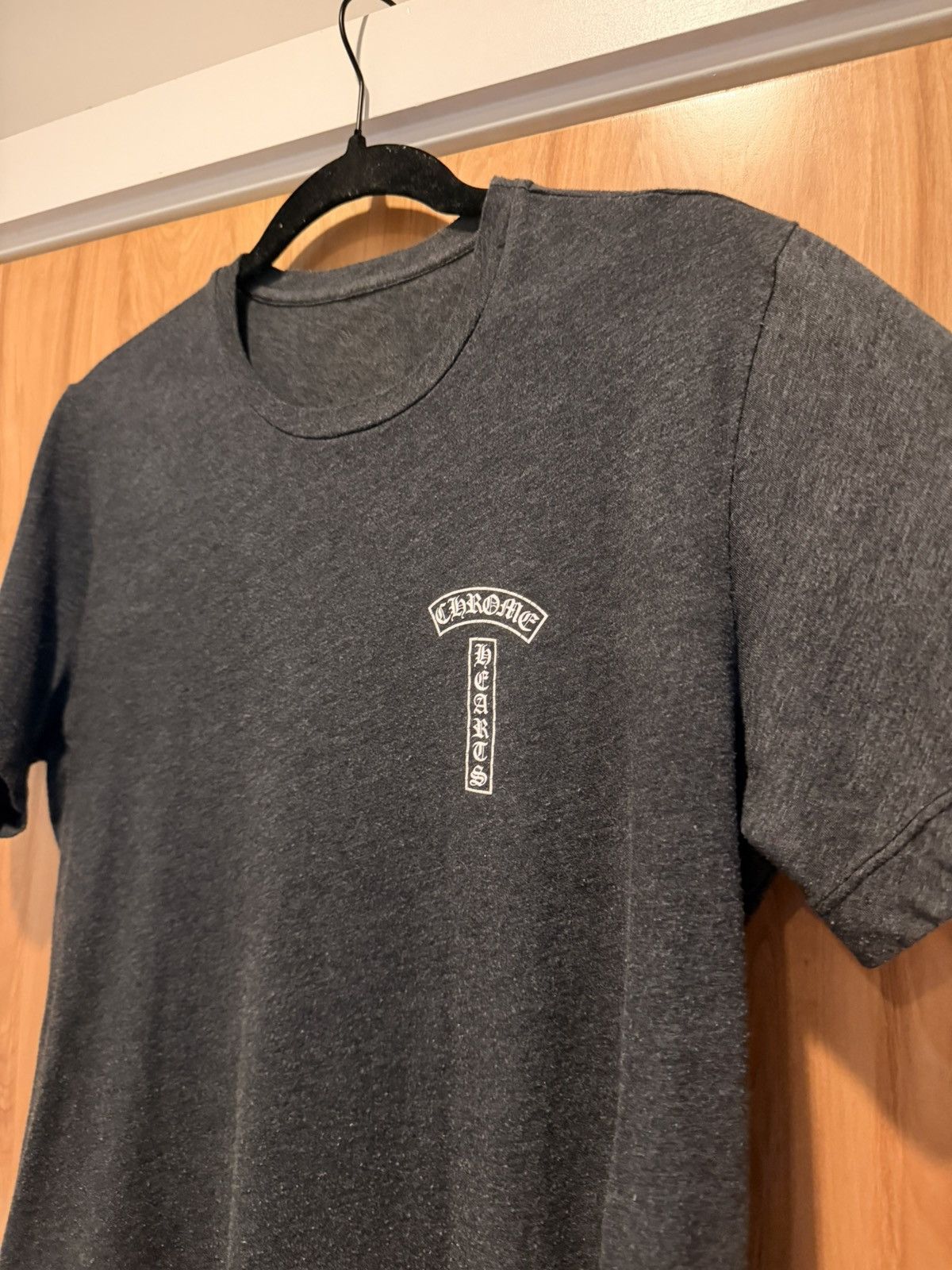 Chrome Hearts Chrome Hearts Dark Heather Grey T Bar Soft T Shirt Medium Size US M / EU 48-50 / 2 - 3 Thumbnail
