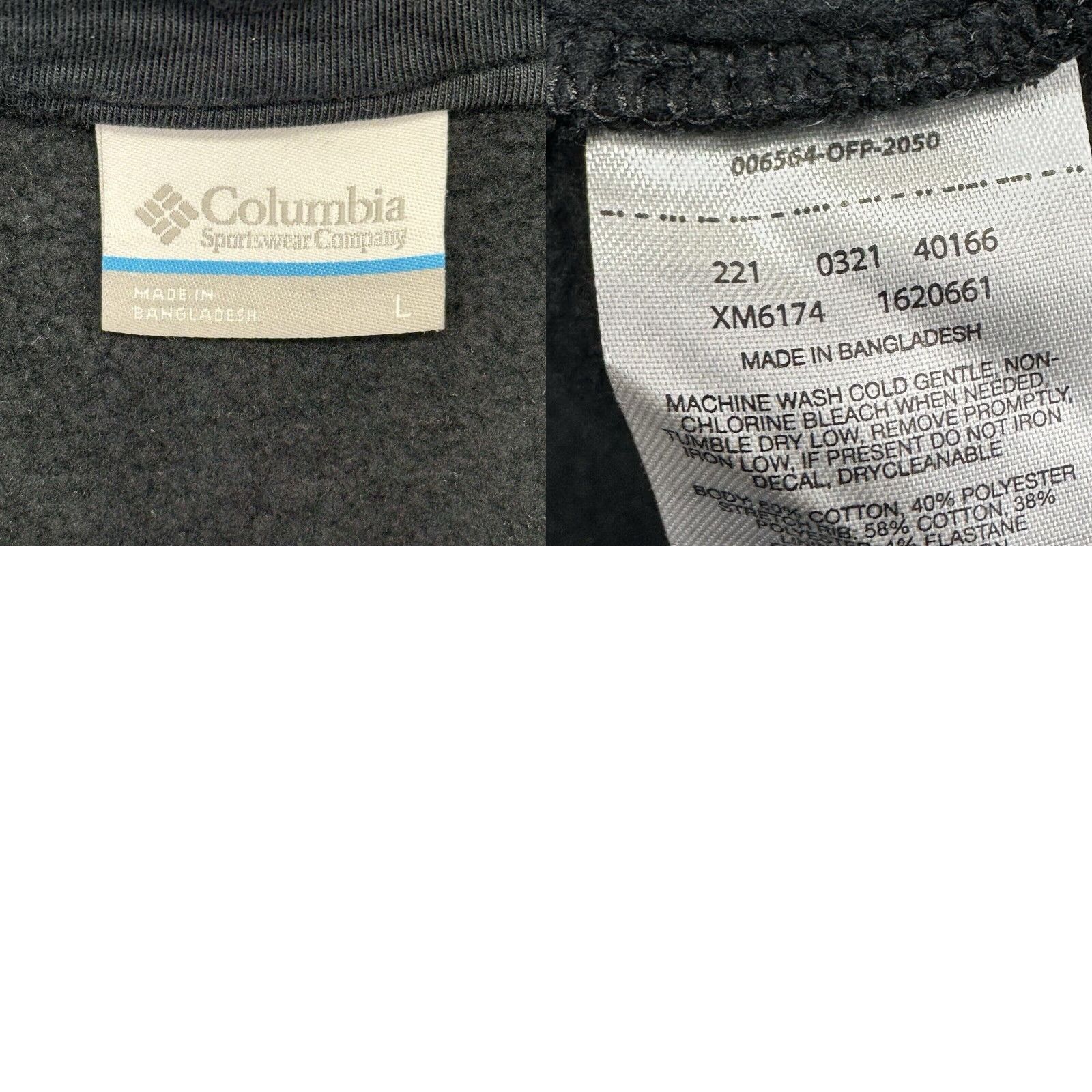 Vintage Columbia Shirt XL Black 1/2 Zip Pullover Fleece Mock Neck Sweatshirt Mens Size US XL / EU 56 / 4 - 8 Thumbnail