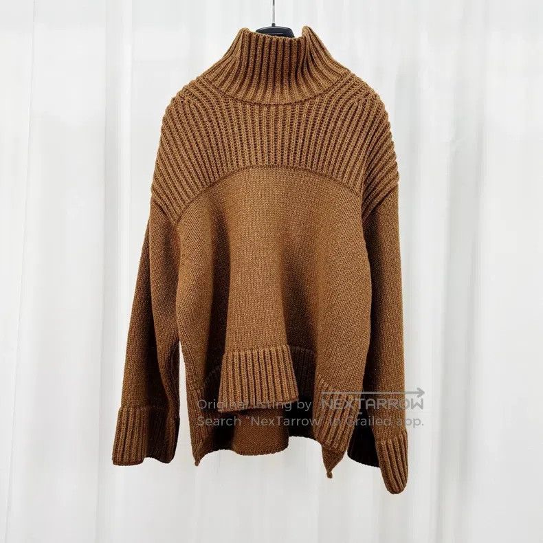 Acne Studios Acne Studios Brown Crewneck Knit Sweater Size S / US 4 / IT 40 - 1 Thumbnail
