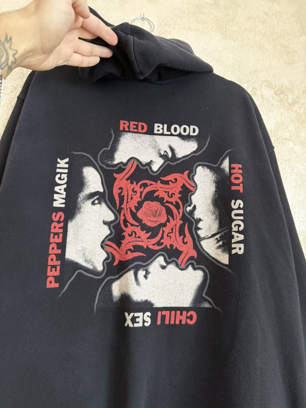 Band Tees Vintage Red Hot Chilli Peppers Band Rock Full Zip Hoodie Size US XL / EU 56 / 4 - 3 Thumbnail