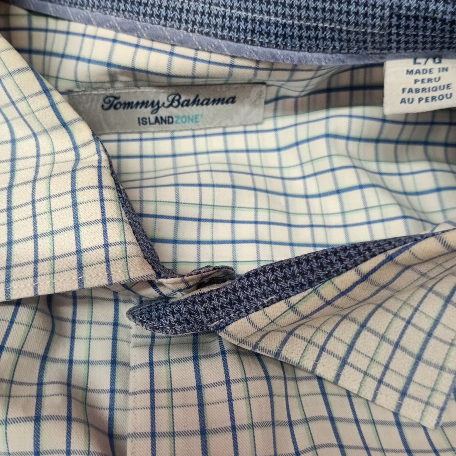 Tommy Bahama Tommy Bahama Shirt Island Zone Men's L Blue Green Button Up Size US L / EU 52-54 / 3 - 5 Thumbnail