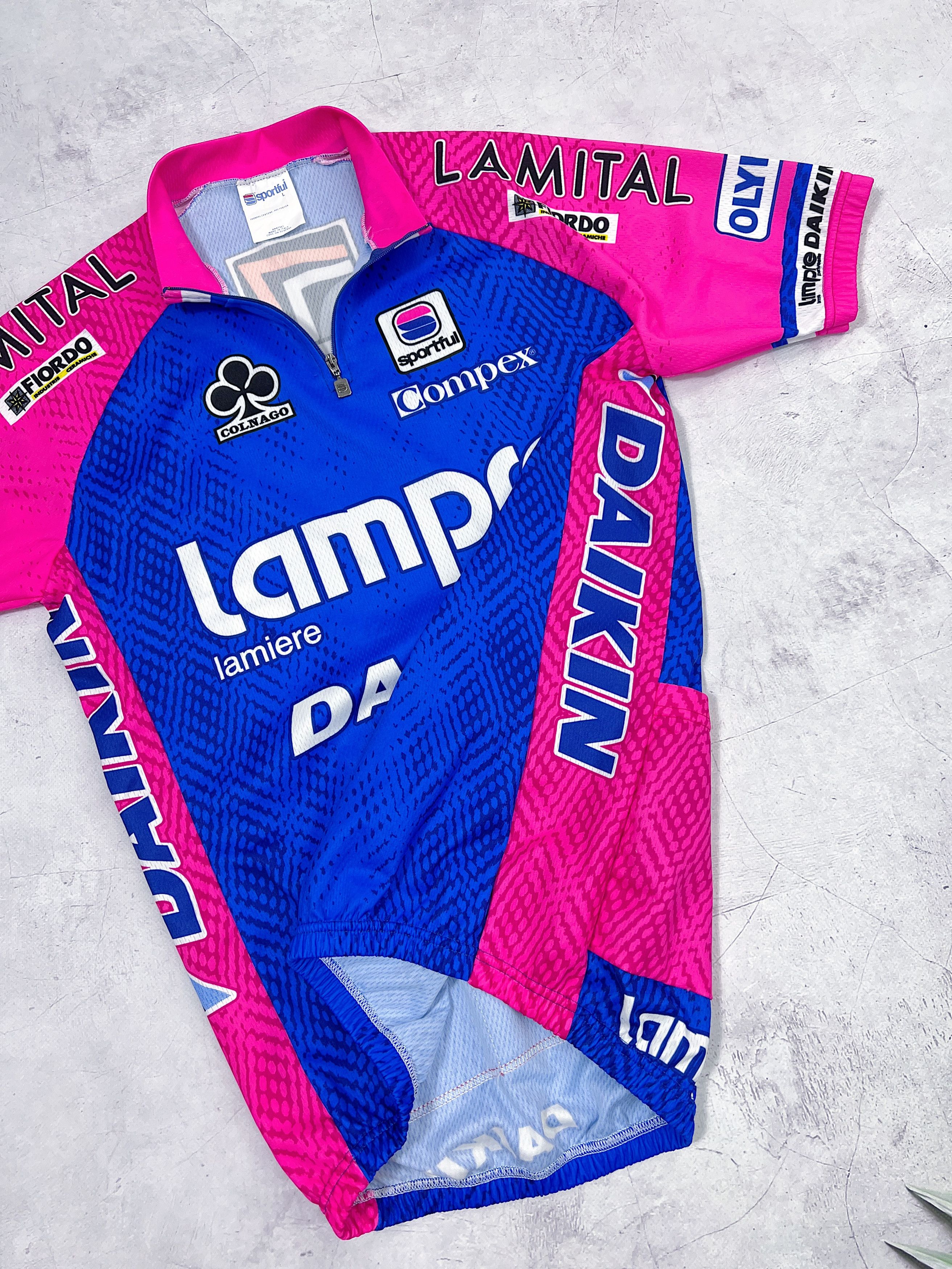 Sports Specialties × Vintage Sportful Lampre Daikin Cycling Jersey Colnago Size US M / EU 48-50 / 2 - 10 Thumbnail