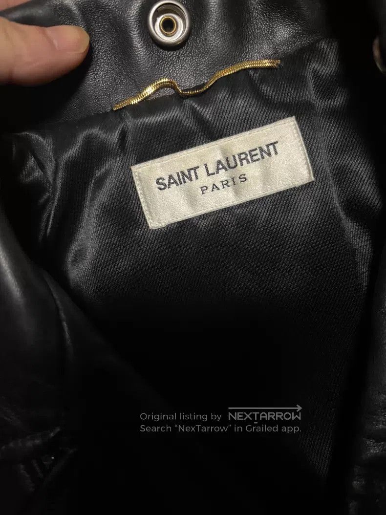 Saint Laurent Paris Saint Laurent Paris Leather jacket Size XXS / US 00 / IT 34 - 3 Thumbnail