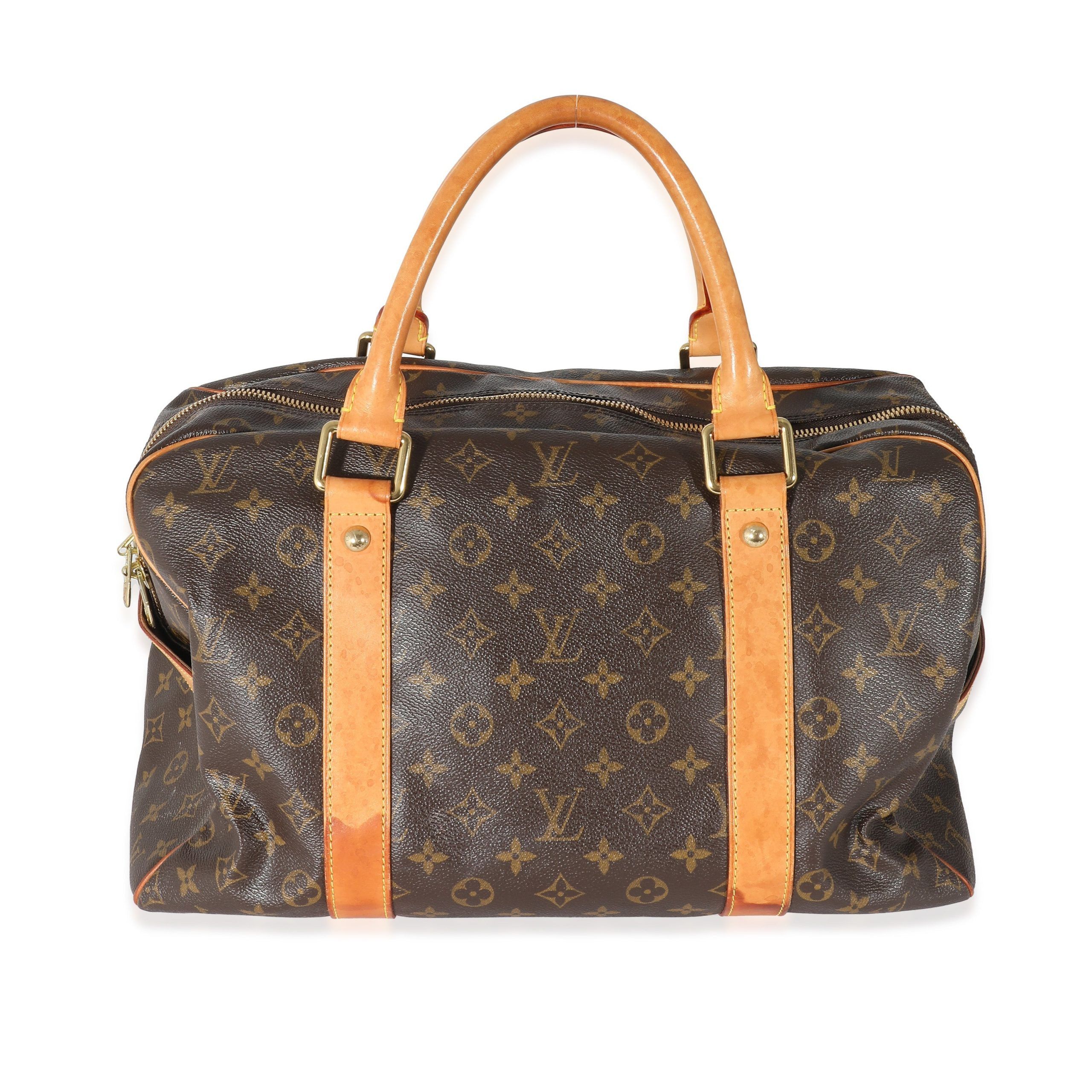 image of Louis Vuitton Monogram Canvas Carryall in Brown, Women's