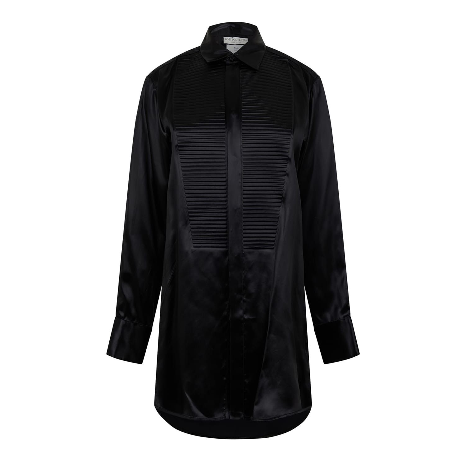 Bottega Veneta Bottega Veneta Regular Fit Long Sleeve Shirt in Black Size XS / US 0-2 / IT 36-38 - 1 Thumbnail