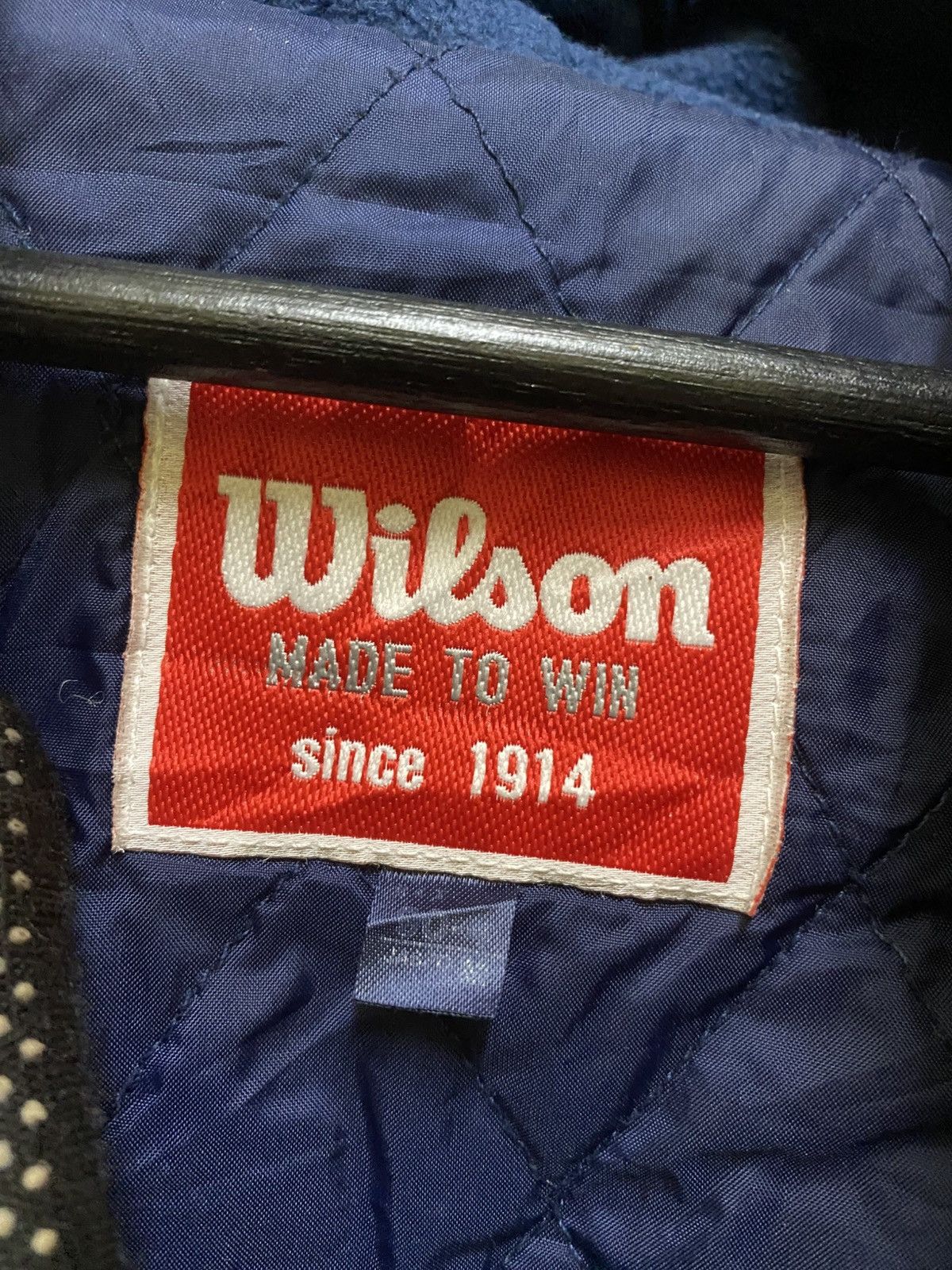 Wilson VINTAGE WILSON FLEECE HOODIE JACKET Size US M / EU 48-50 / 2 - 6 Thumbnail