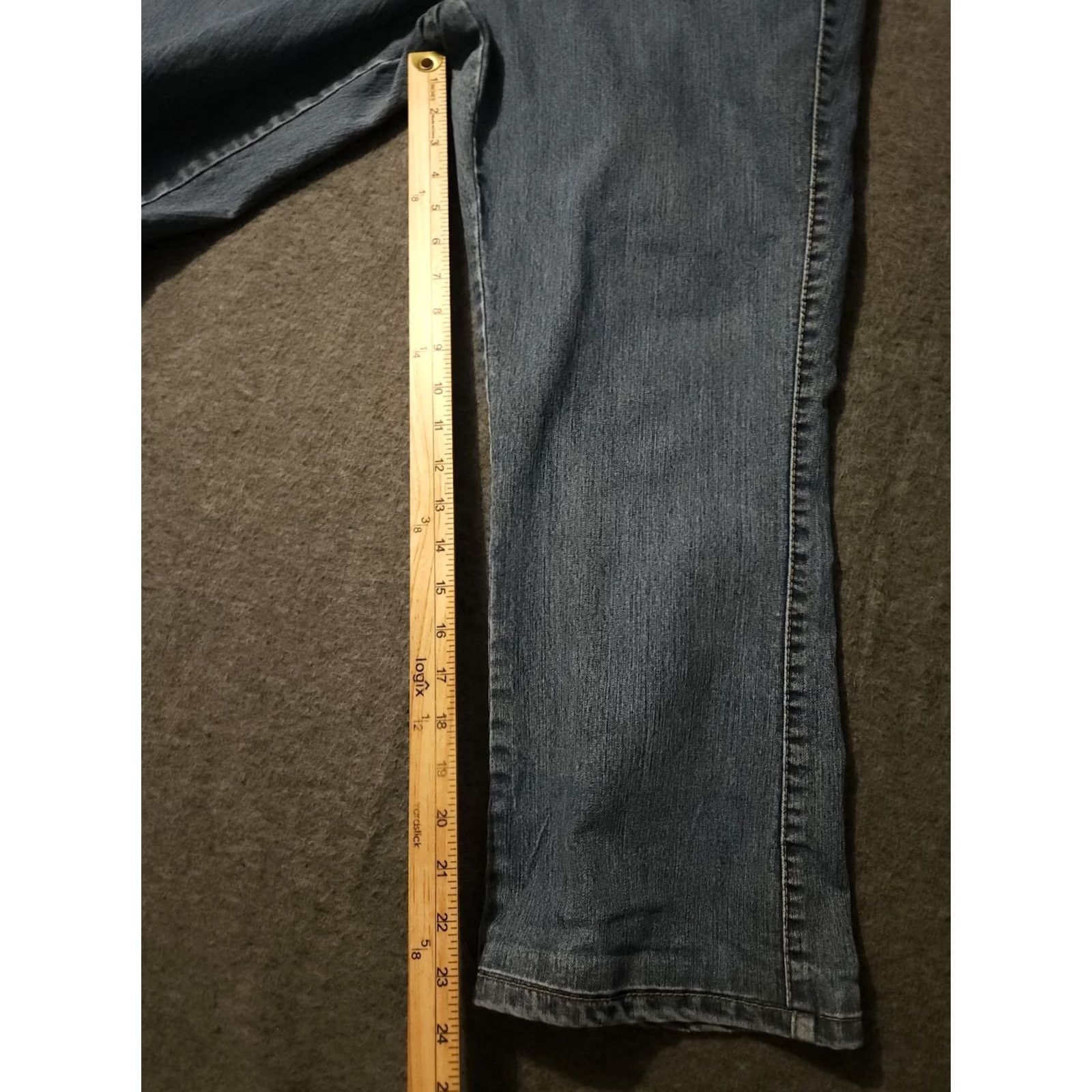 Wrangler Aura Wrangler Aura Wrangler Jeans Women's 14 Short Blue Denim Mid Rise Western Cowgirl Capris Size 36" / US 14 / IT 50 - 4 Thumbnail