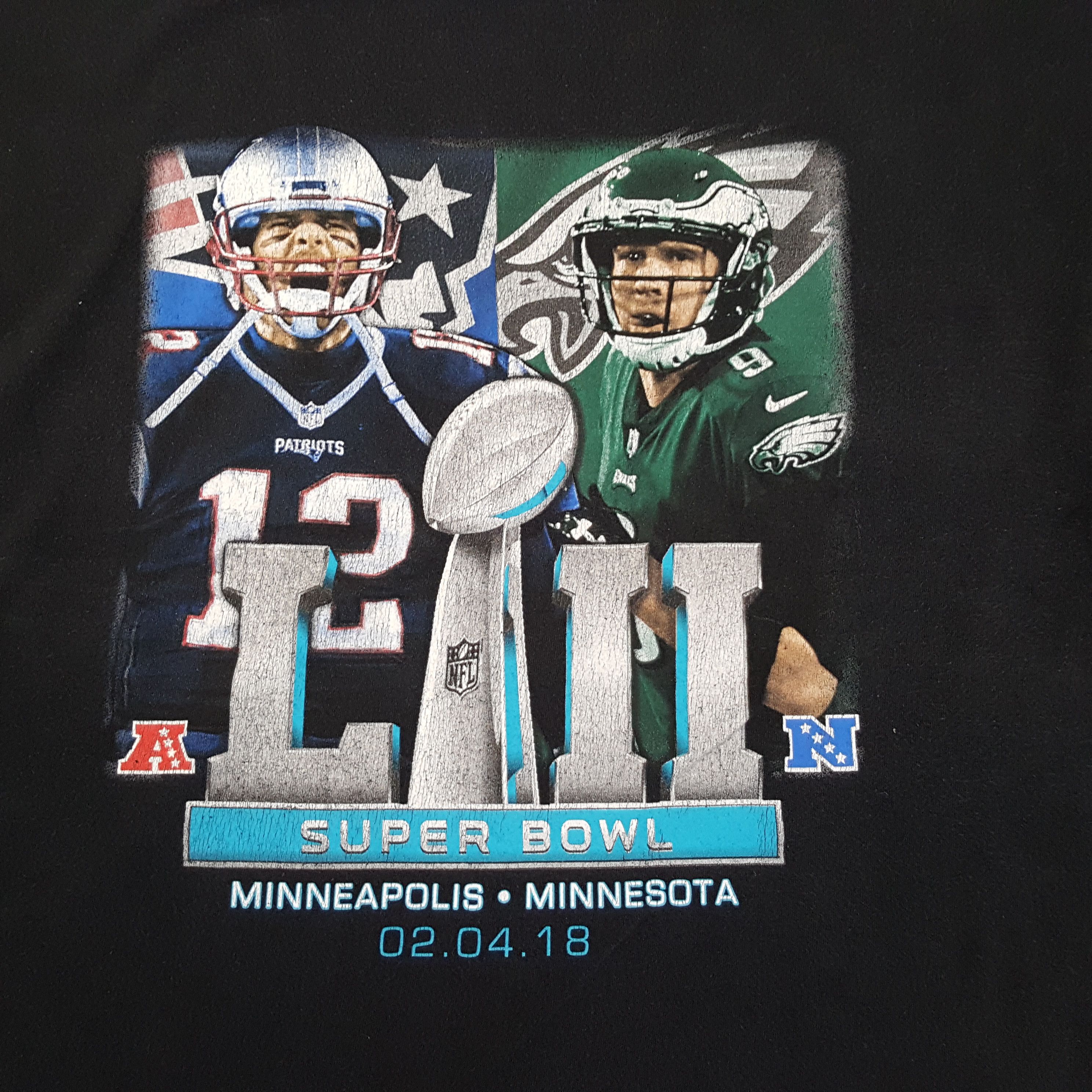 NFL × Vintage Vintage NFL Super Bowl American Football Sports T-shirt Size US XL / EU 56 / 4 - 2 Thumbnail