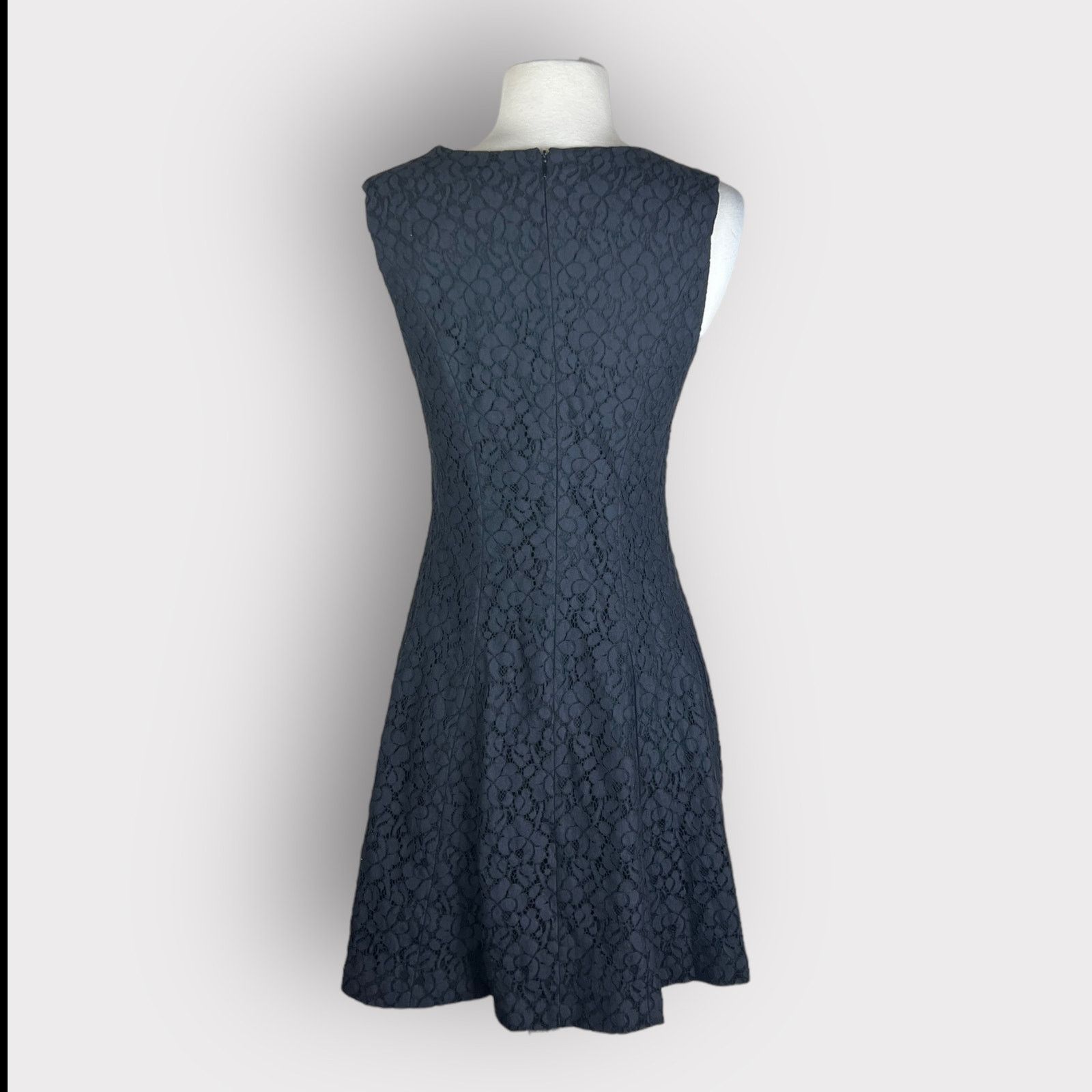Derek Lam 10 Crosby 10 Crosby Derek Lam | Black Lace A-line Mini Dress | 4 Size S / US 4 / IT 40 - 7 Thumbnail
