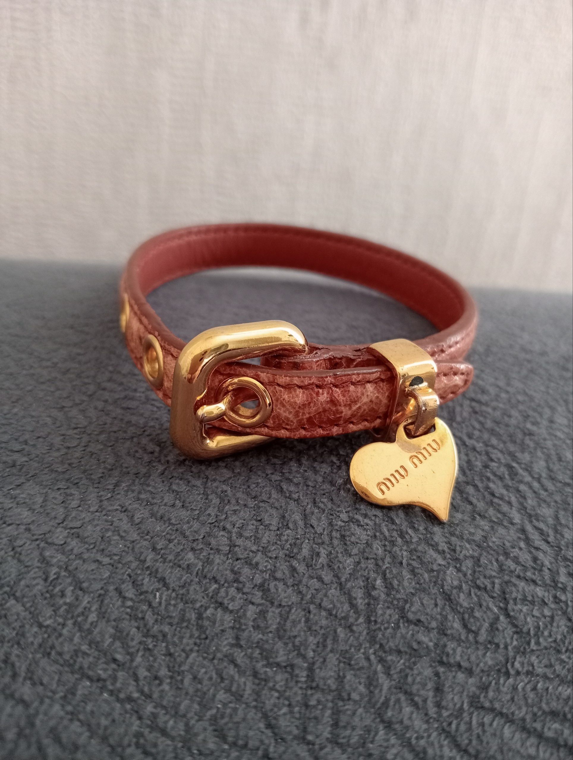 Miu Miu MIU MIU Hard Lezard Bracelet Size ONE SIZE - 1 Thumbnail