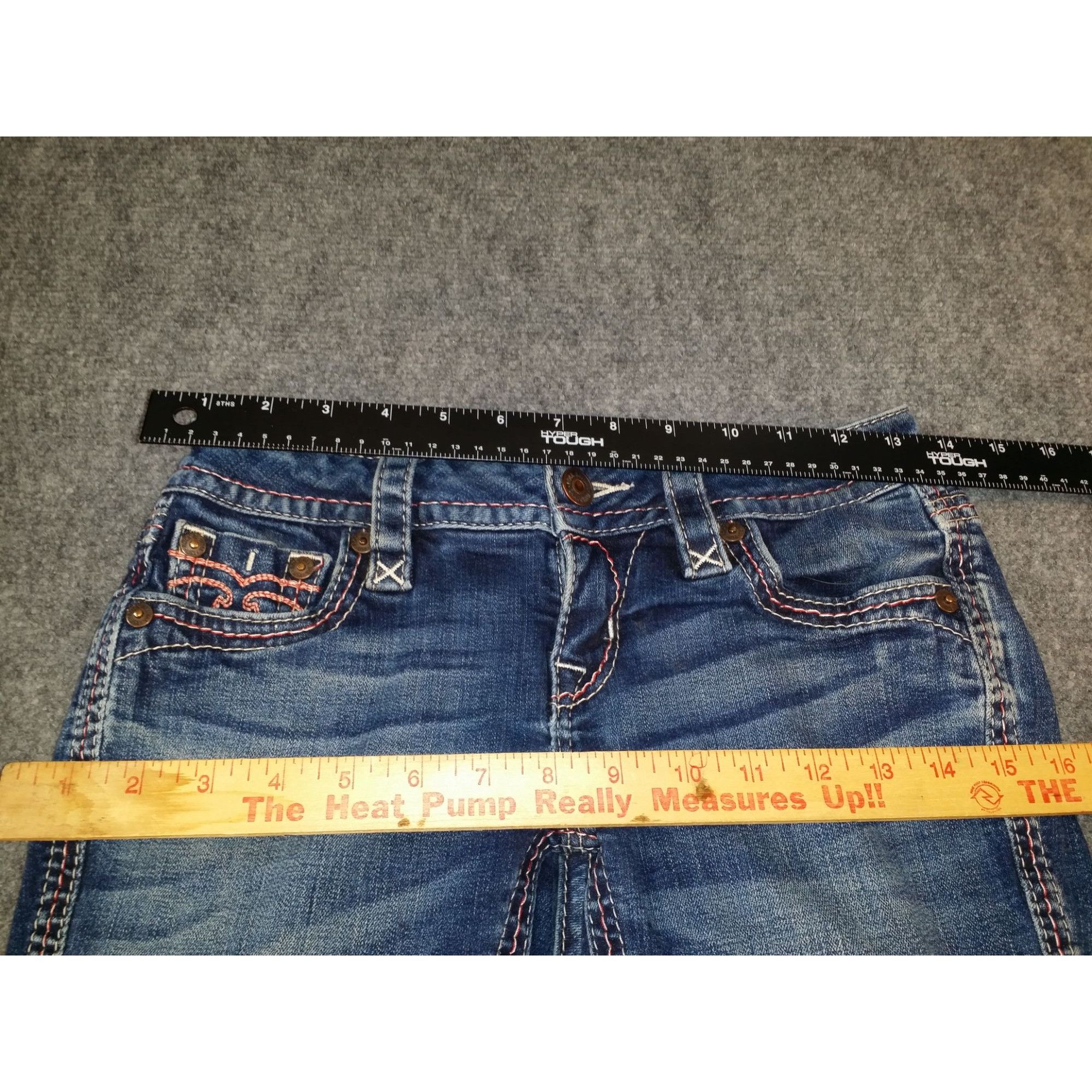 Rock Revival Rock Revival Alivia Skinny Jeans Women Sz 25 Rhinestone Embr Size 25" / US 0 / IT 36 - 5 Thumbnail