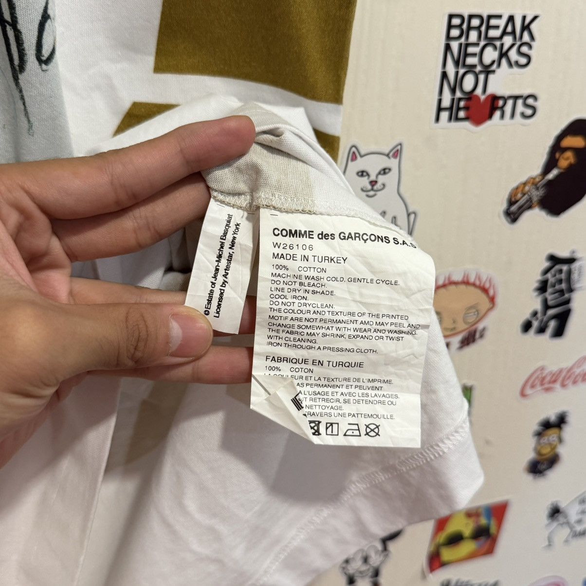 Comme des Garcons SHIRT Comme Des Garçons x Jean-Micheal Bisquiat Tee Size US M / EU 48-50 / 2 - 4 Thumbnail