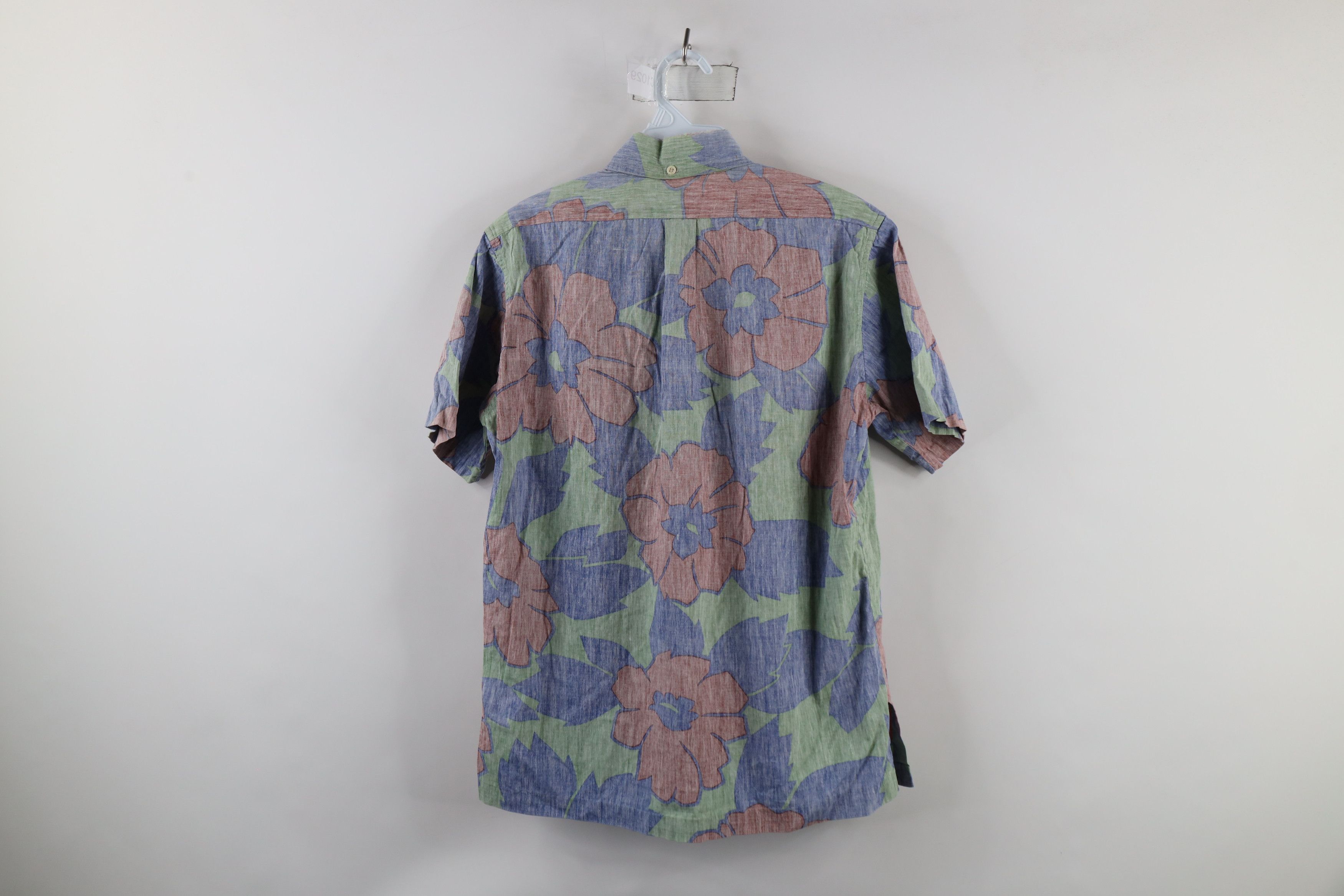 Reyn Spooner × Vintage Vintage 90s Reyn Spooner Print Flower Button Down Polo USA Size US S / EU 44-46 / 1 - 11 Thumbnail