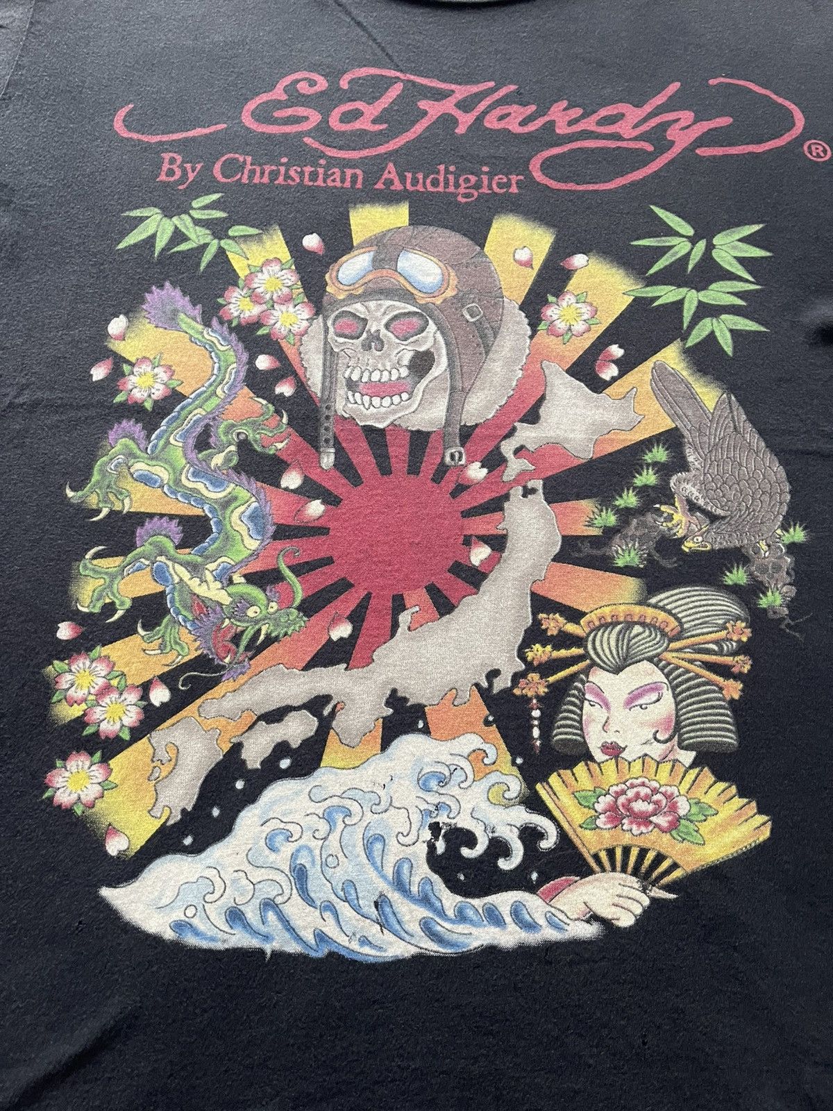 Ed Hardy VINTAGE ED HARDY BY CHRISTIAN AUDIGIER TEE VERY RARE Size US L / EU 52-54 / 3 - 2 Thumbnail