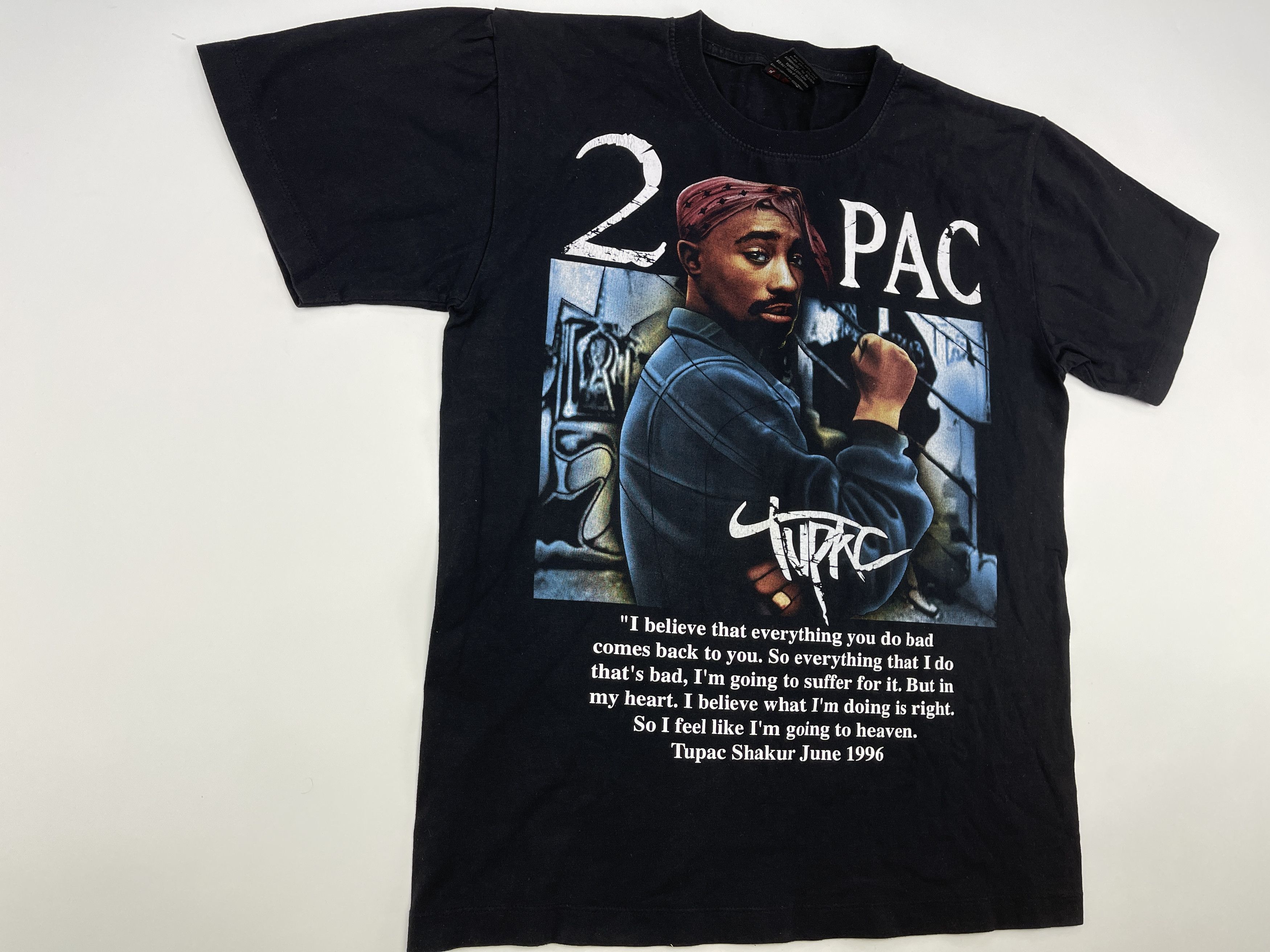 Rap Tees × Vintage 2Pac t-shirt, Tupac shirt, Makaveli shirt, 90s hip hop M Size US M / EU 48-50 / 2 - 2 Thumbnail
