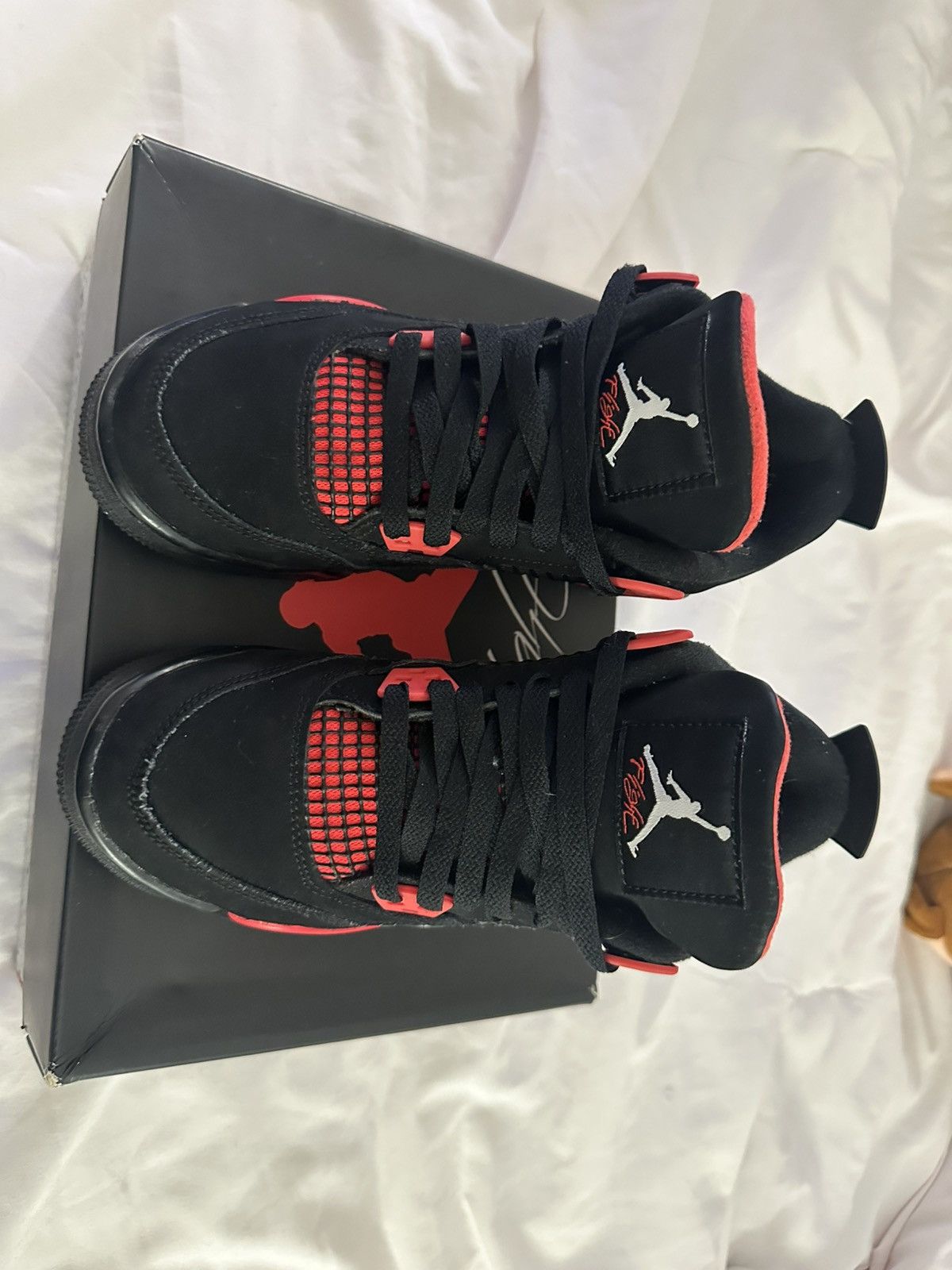Jordan Brand Red Thunder 4s Size US 5 / EU 37 - 1 Thumbnail
