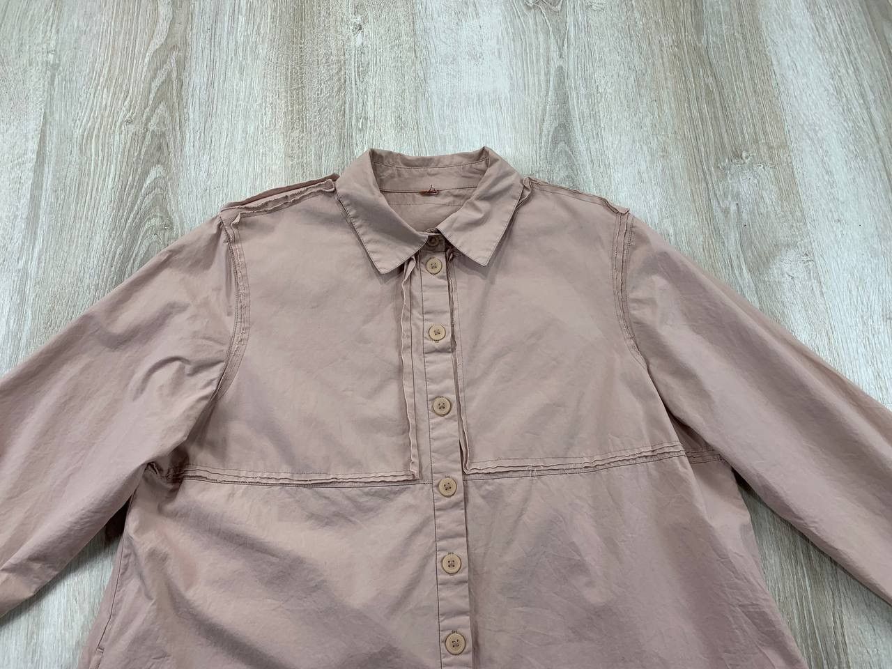 Japanese Brand Womens dress cardigan Ewa i Walla Size M/L Color Pink Size M / US 6-8 / IT 42-44 - 3 Thumbnail
