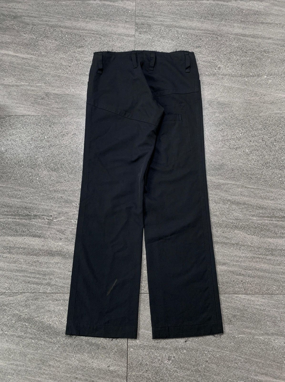 Yohji Yamamoto Y's by Yohji Yamamoto Frayed Seam Trousers Size US 29 - 6 Thumbnail
