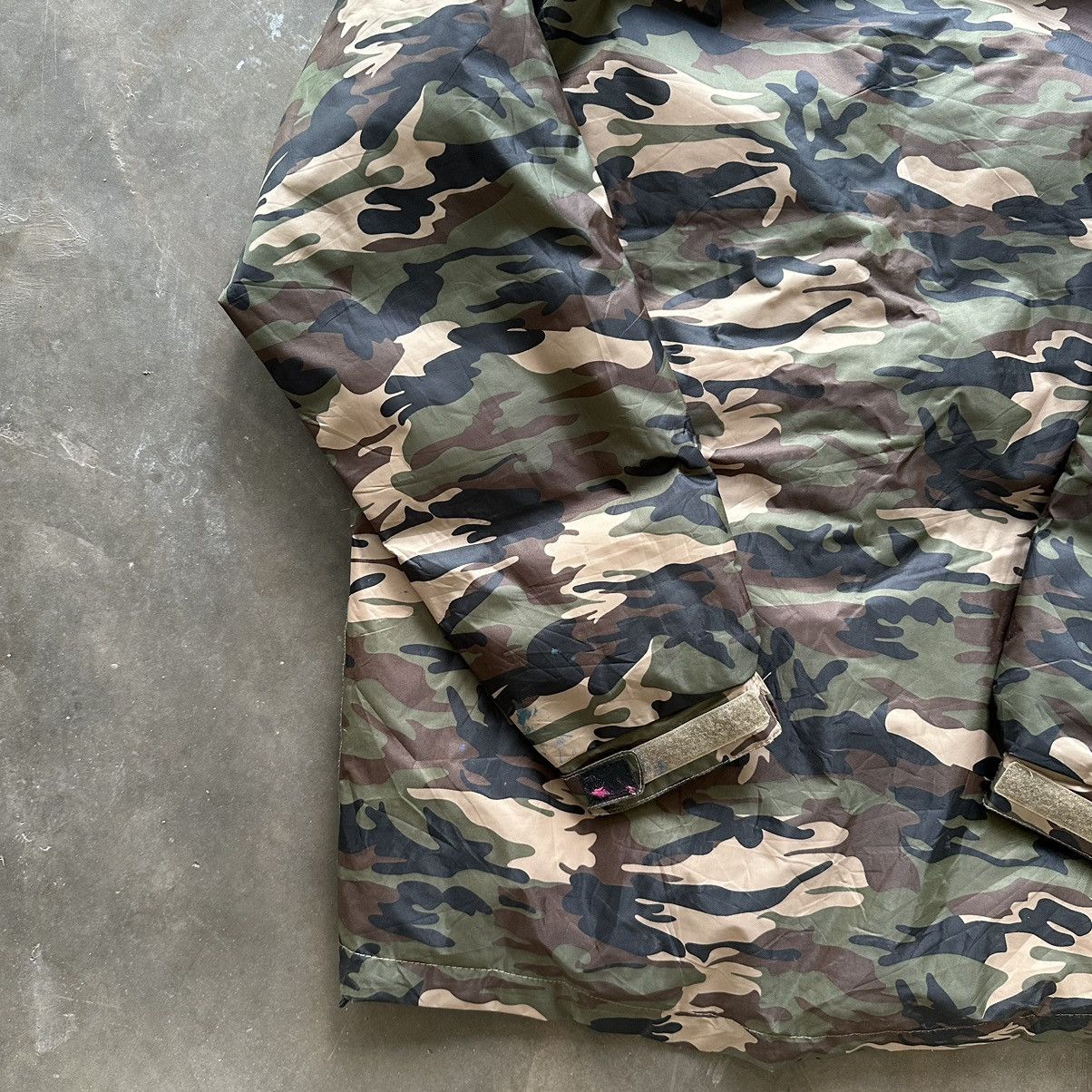 Japanese Brand Vintage Japanese Japan Parkas Camo Army Green Hoodies Size US XL / EU 56 / 4 - 8 Thumbnail