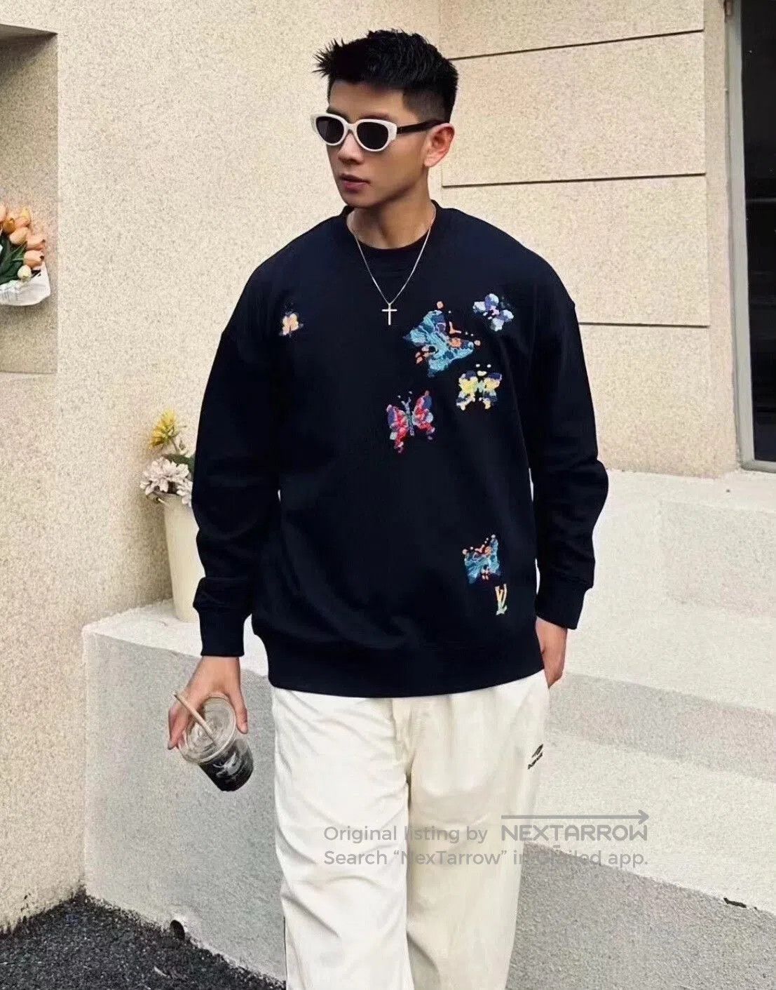 Louis Vuitton new louis vuitton blue butterfly embroidered hoodie. Size US S / EU 44-46 / 1 - 9 Thumbnail