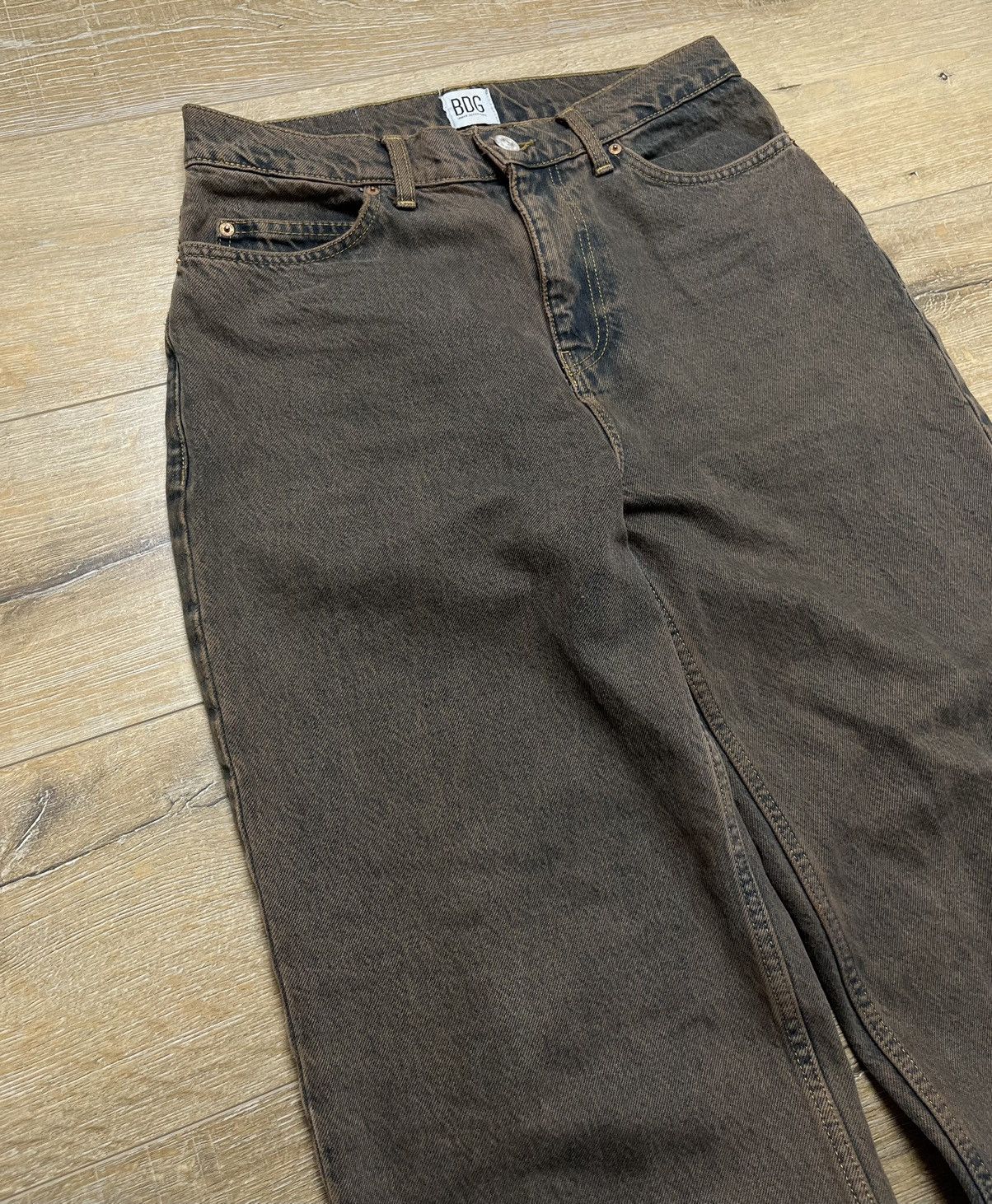 Hysteric Glamour VTG BALENCIAGA X RICK OWENS STYLE BAGGY FADED JEANS 90S Size US 30 / EU 46 - 2 Thumbnail