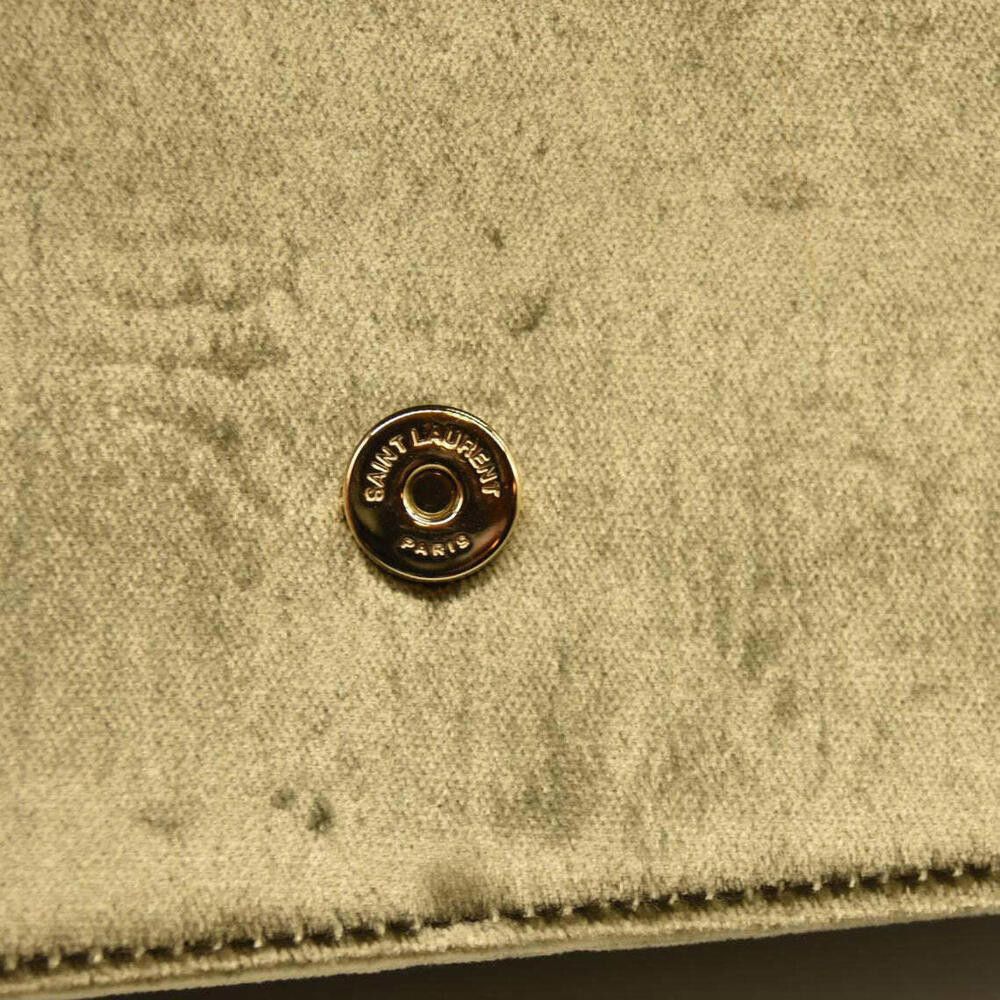 Yves Saint Laurent SAINT LAURENT Velvet Medium Monogram Kate Tassel Bag Size ONE SIZE - 9 Thumbnail