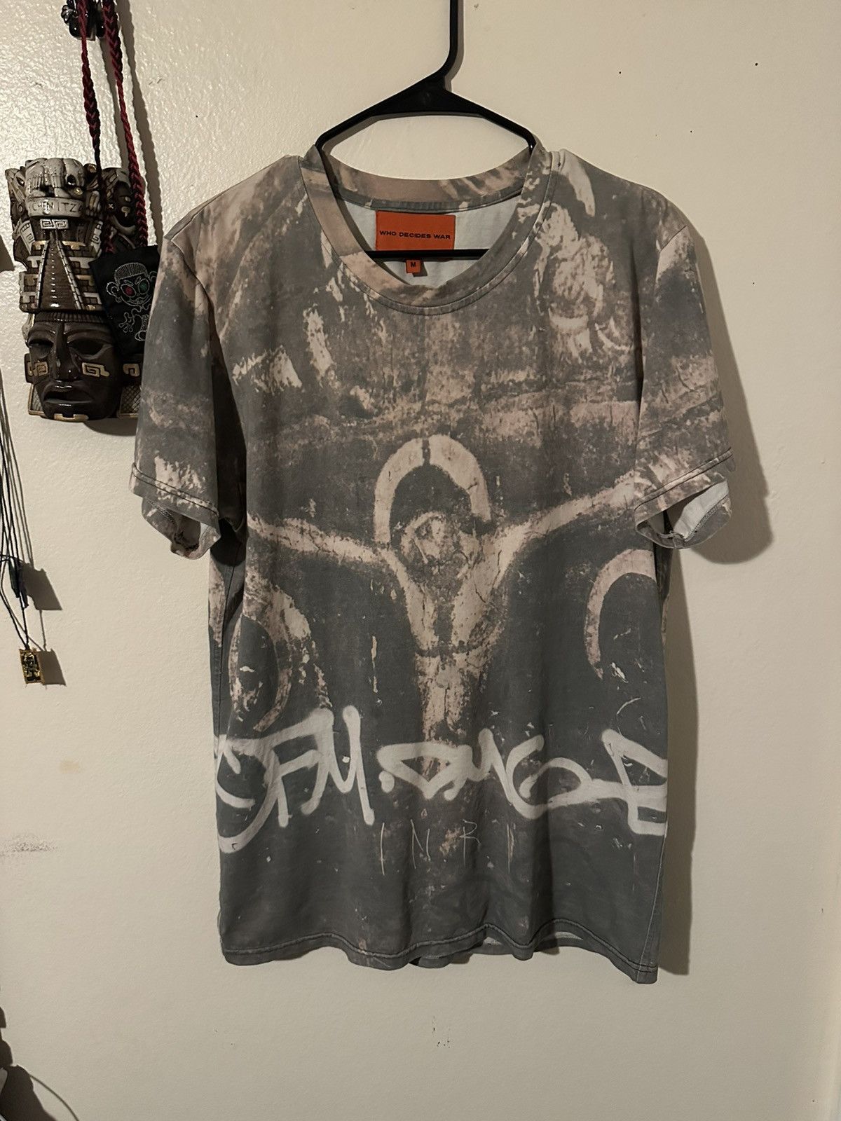 Ev Bravado Who decides war Jesus t shirt Size US M / EU 48-50 / 2 - 1 Thumbnail