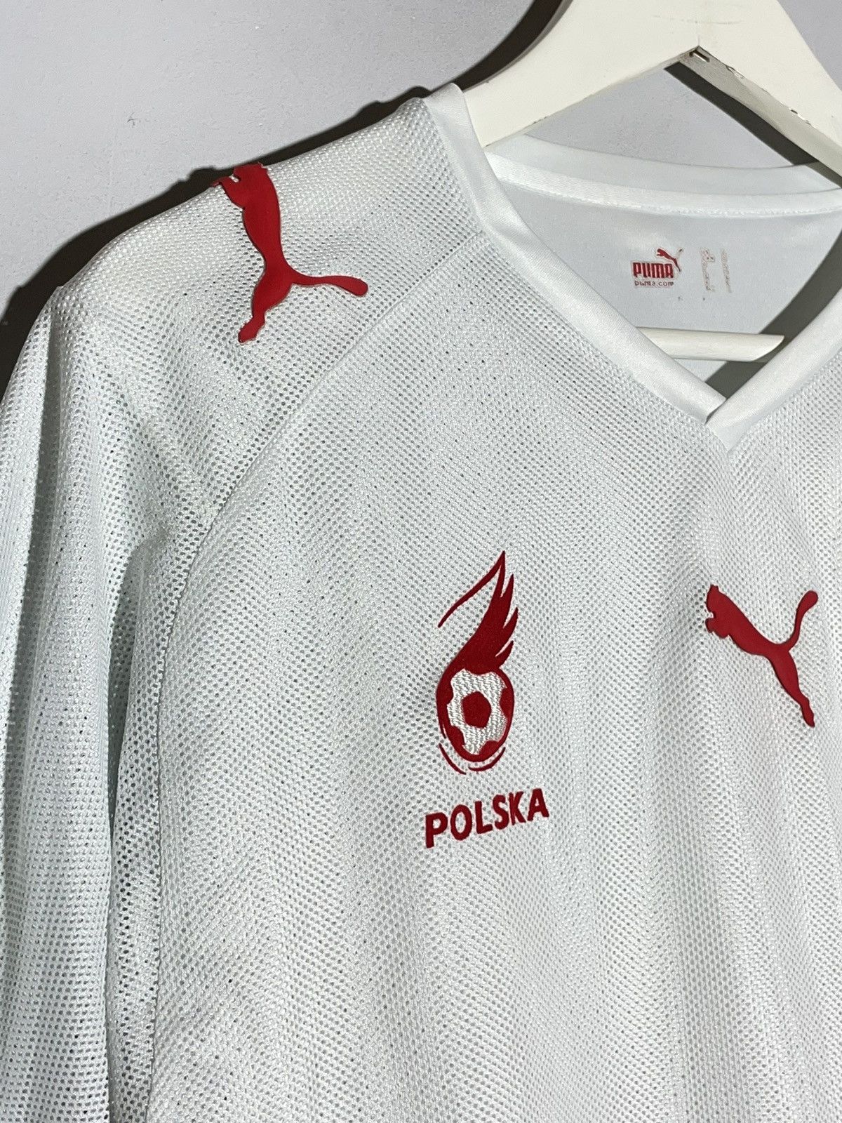 Puma National Team Poland Puma 2007 Home Football Shirt Size US L / EU 52-54 / 3 - 7 Thumbnail