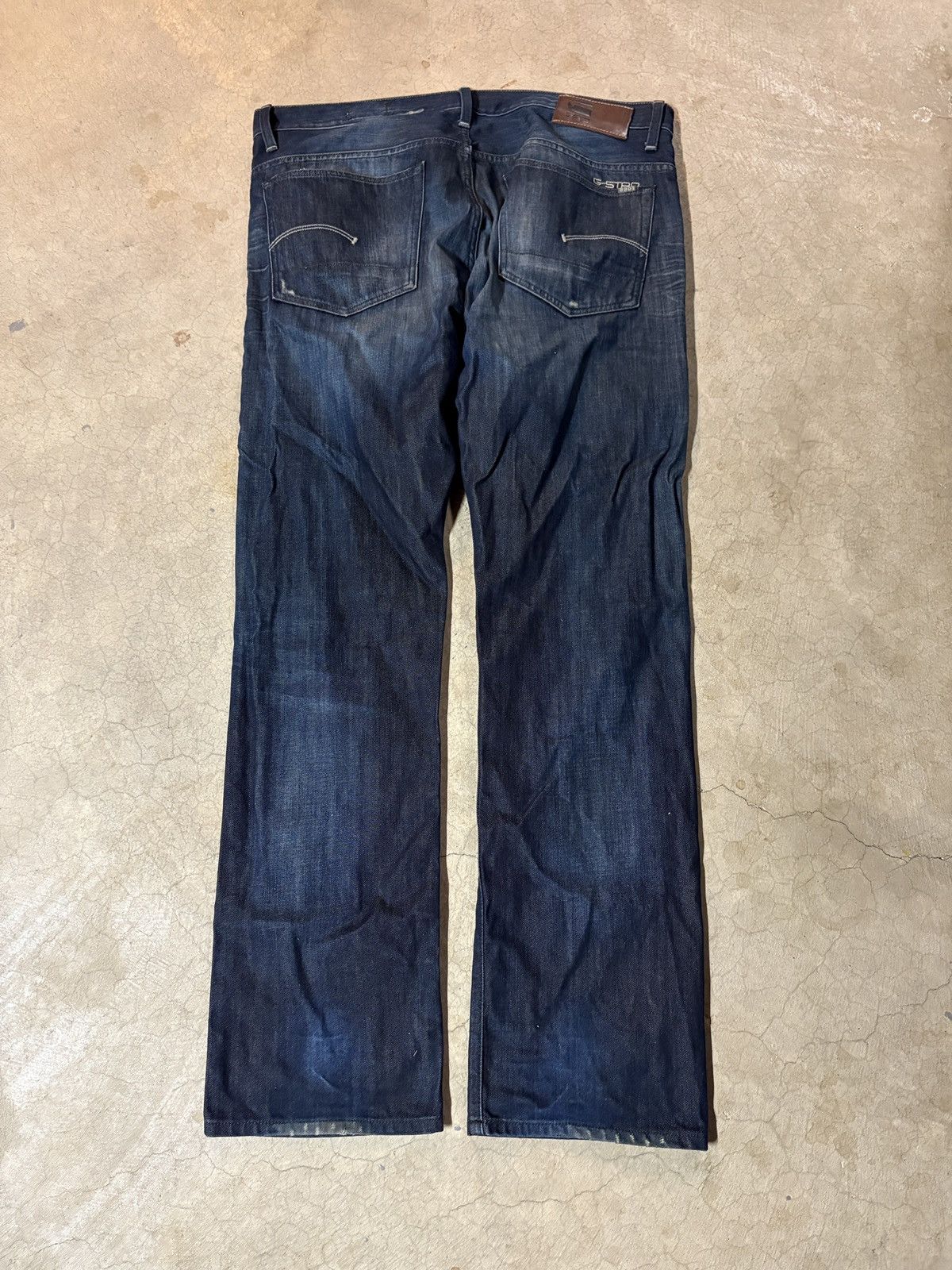 G-Star G-star RAW Y2K 3301 3D Straight Leg Denim Jeans Blue 38x34 Size US 38 / EU 54 - 5 Thumbnail