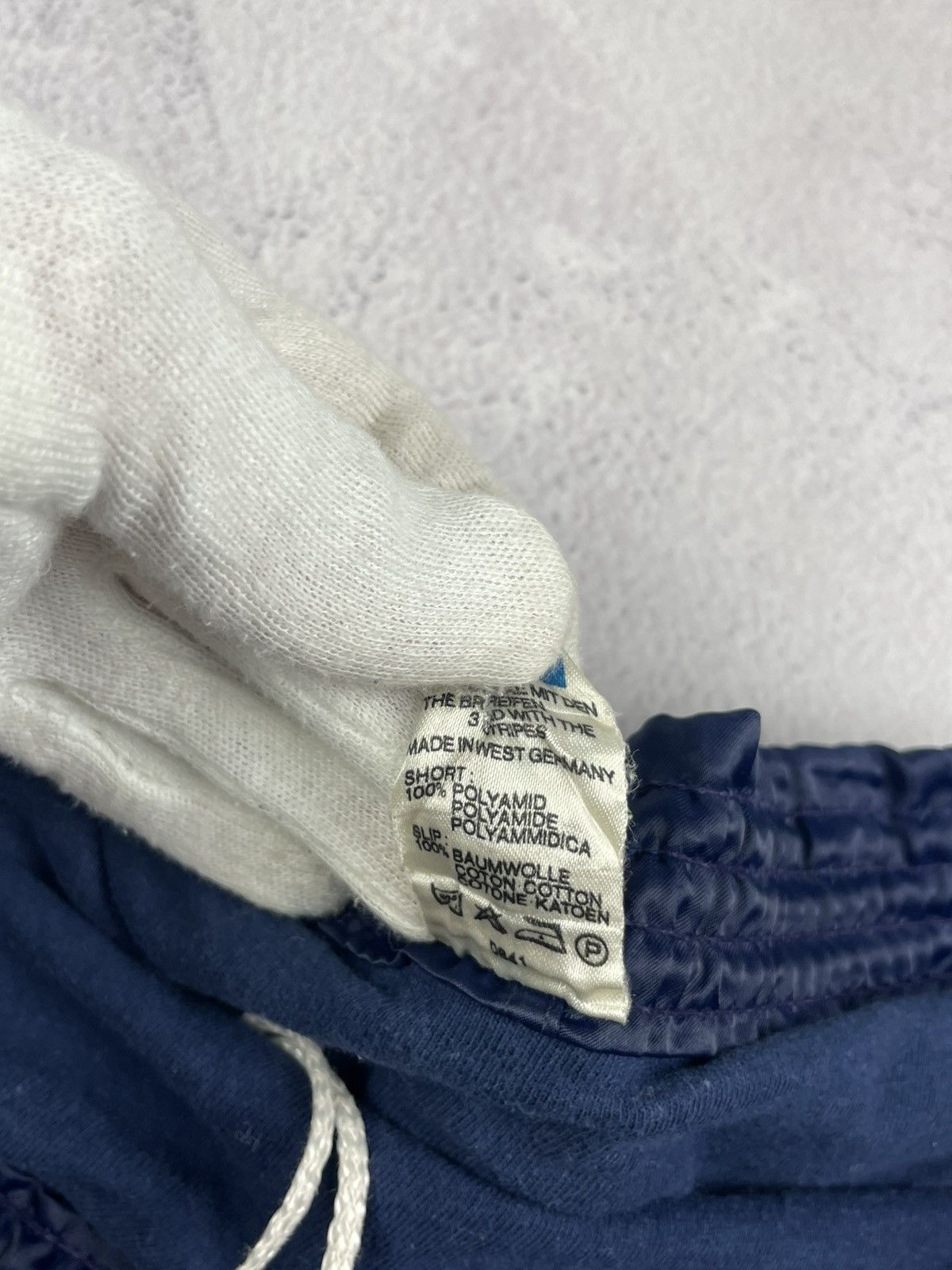 Adidas Vintage Adidas Navy Blue Shorts Made in West Germany 80s Size US 32 / EU 48 - 10 Thumbnail