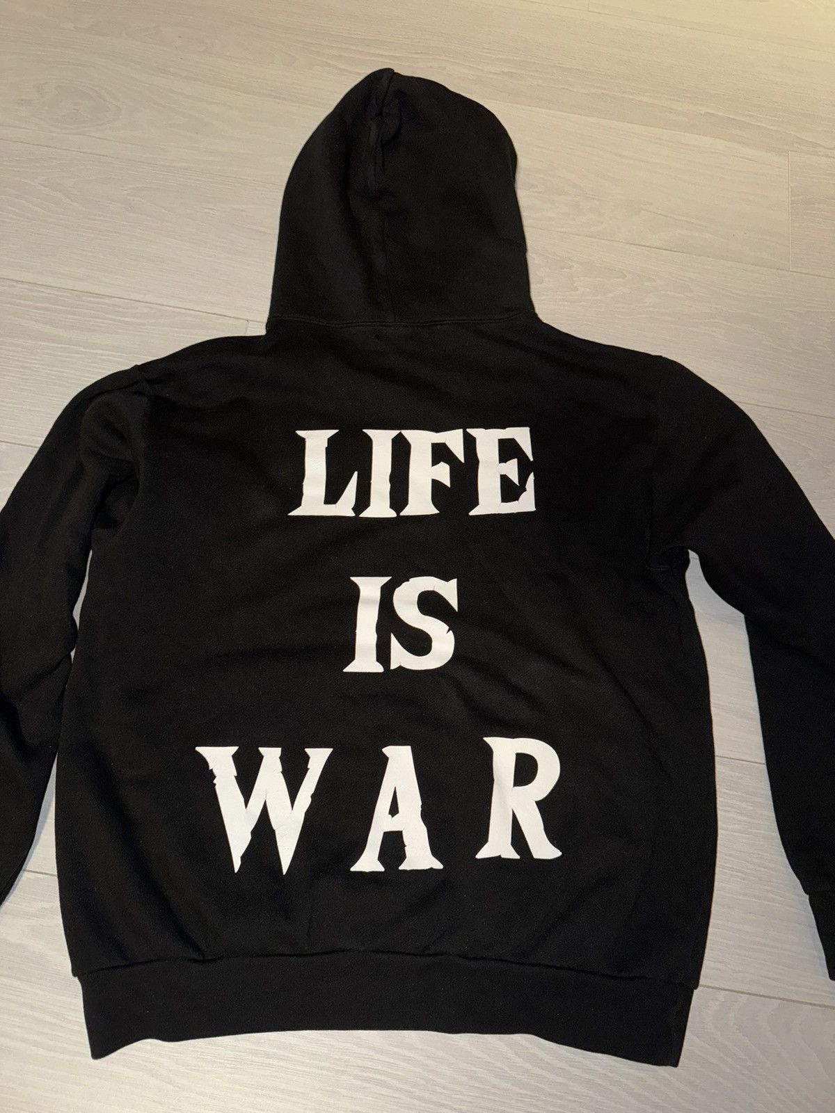 Archival Clothing LIFE IS WAR HOODIE MITCH MODES | Grailed