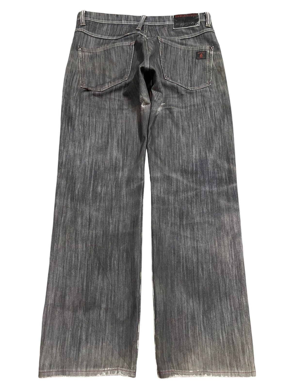 Edwin Vintage Edwin Wild Fire Warm Quality Faded Distress Jeans Size US 34 / EU 50 - 2 Thumbnail