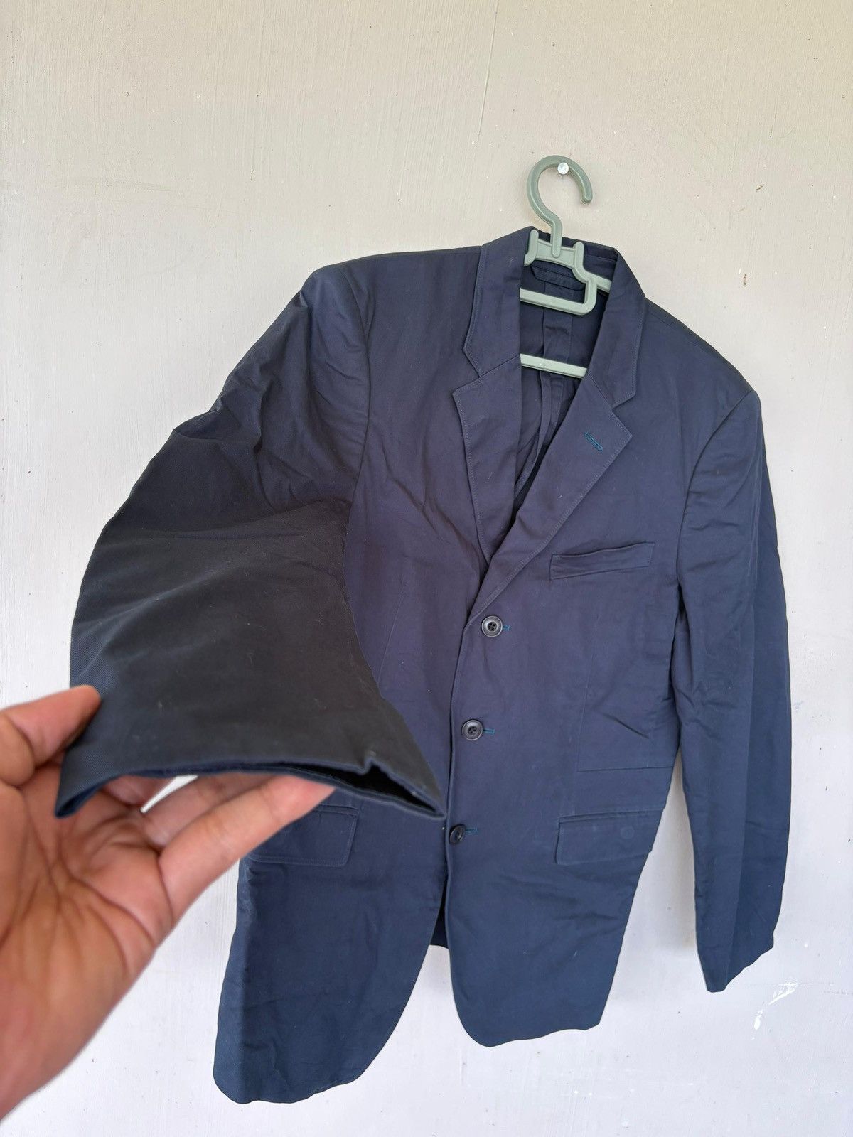 Lemaire Lemaire x Uniqlo Blue Black Jacket Coat Size US M / EU 48-50 / 2 - 2 Thumbnail