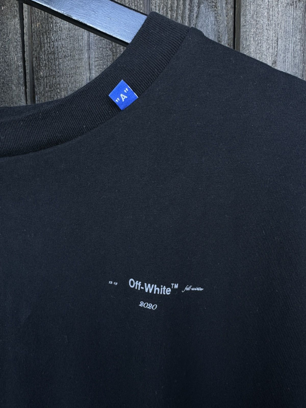 Off-White Off-White Unfinished Arrows Black T Shirt Size US M / EU 48-50 / 2 - 3 Thumbnail